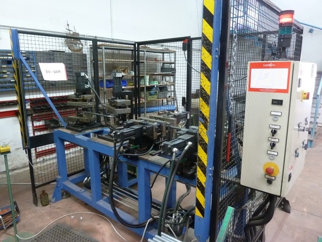 Combination of AMI Type Bench 4-Station Tube Bending Unit and AMI Type Bench Tube Forming Press