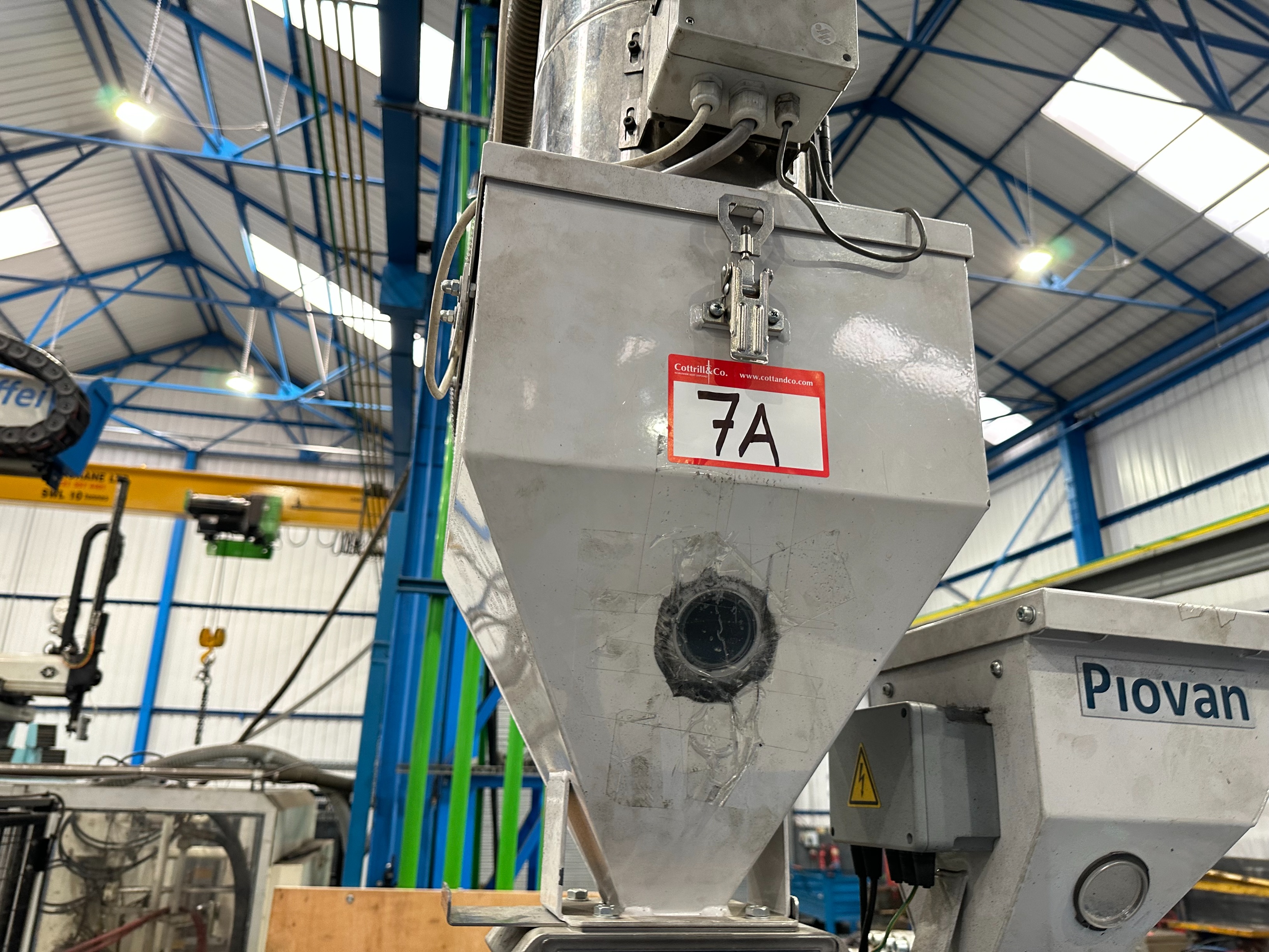 Plastic System Hopper/Loader/Receiver/Piovan Volumetric Dosing Unit