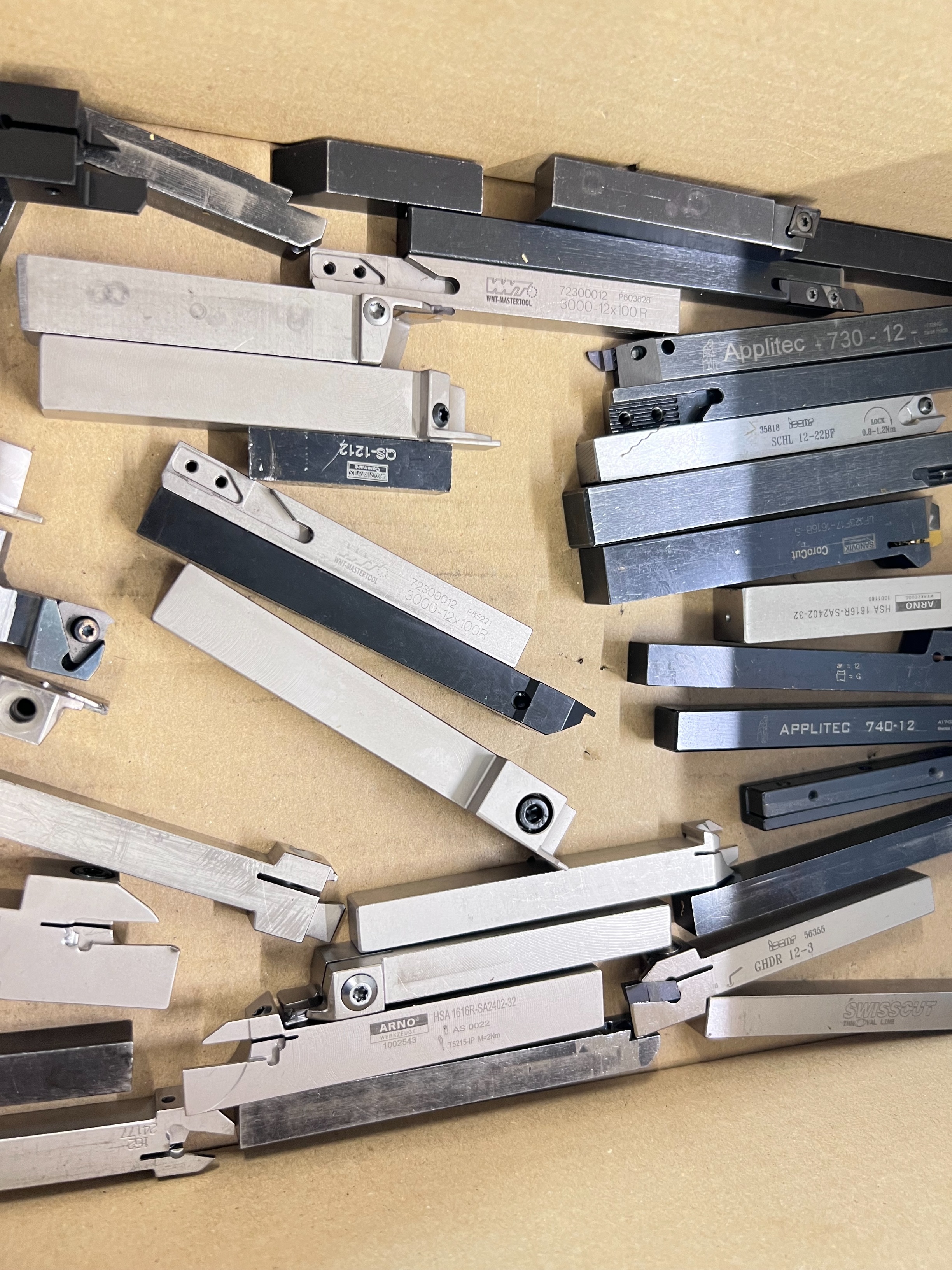 Qty of Carbide Tip Holders (Various Sizes)