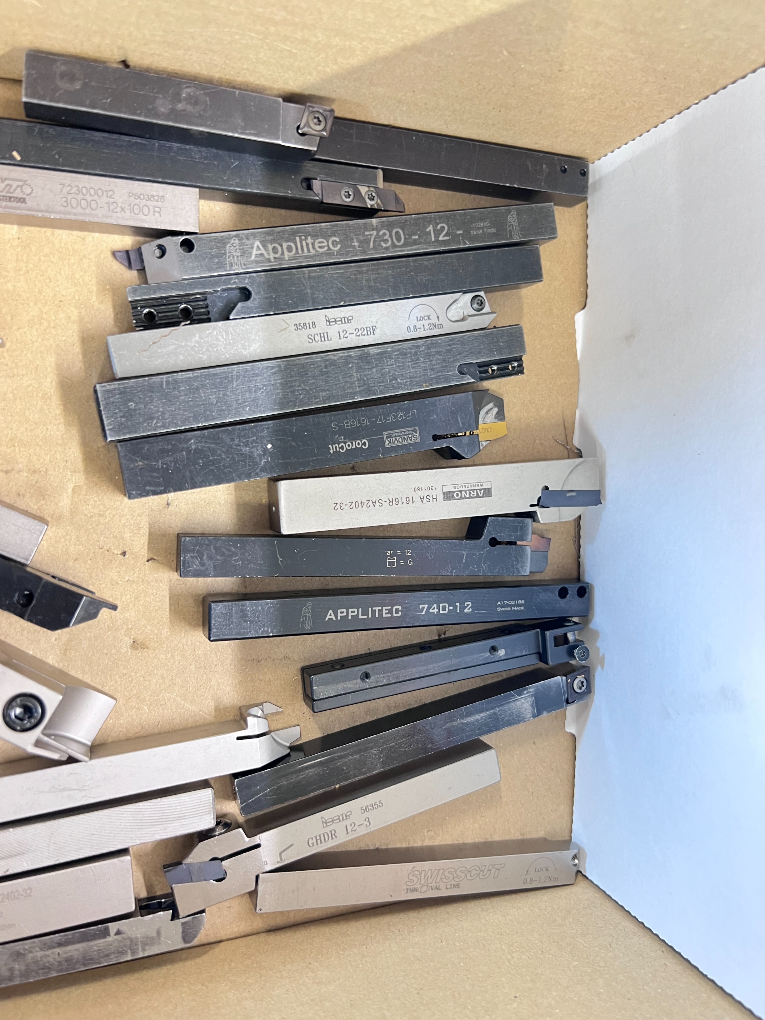 Qty of Carbide Tip Holders (Various Sizes)