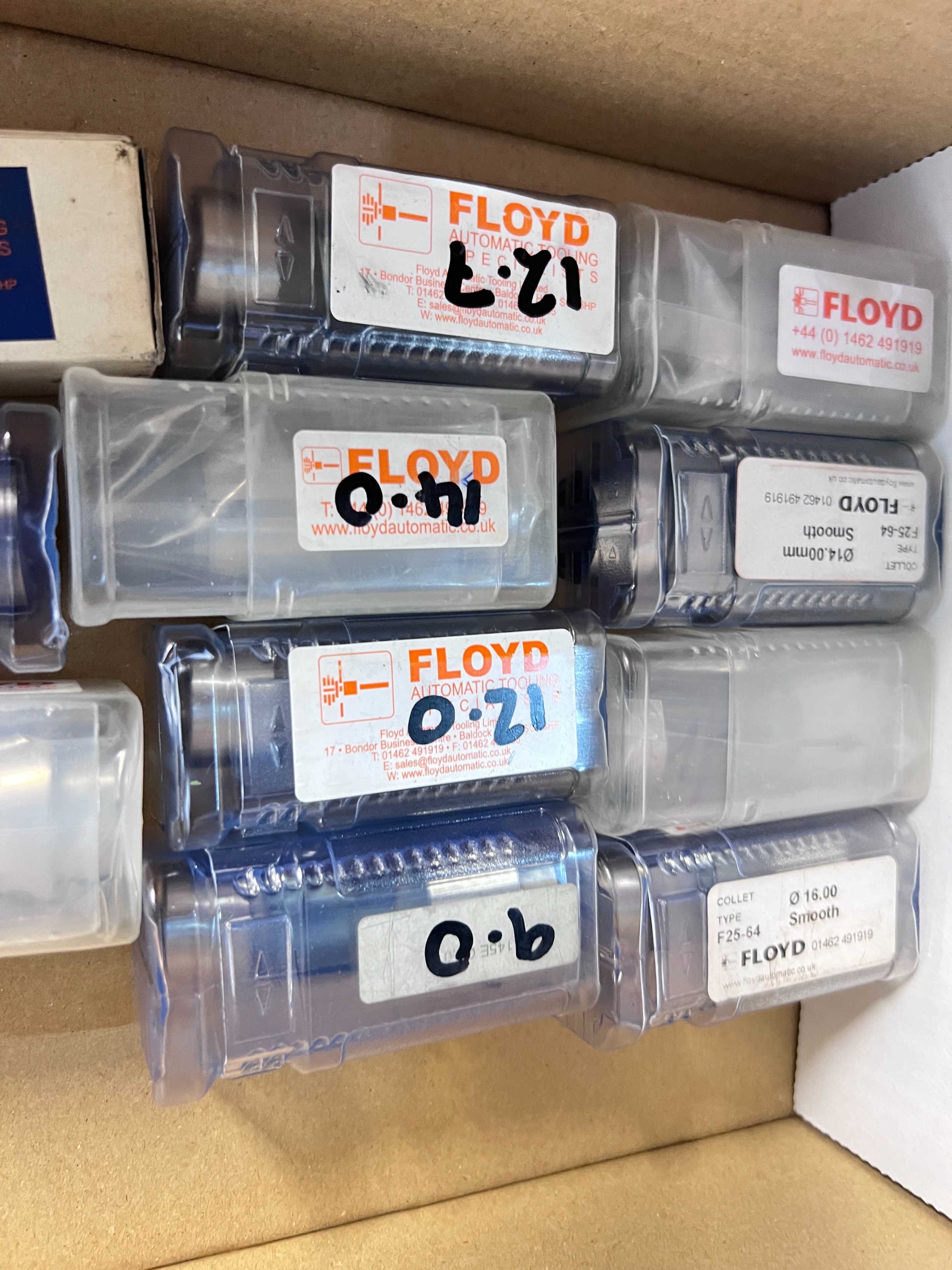 Qty of Various Size Collets (Suitable for Citizen A20)