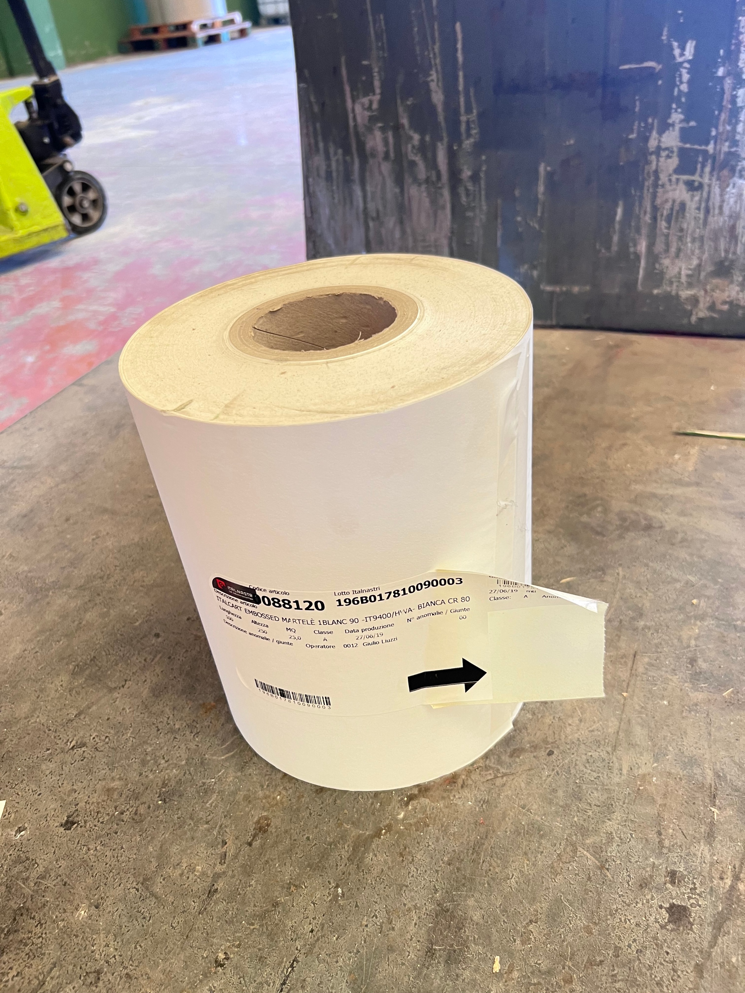 (0088120) Italcart Embossed Martele 1Blanc 90 -IT9400/HWA - Bianca CR 80