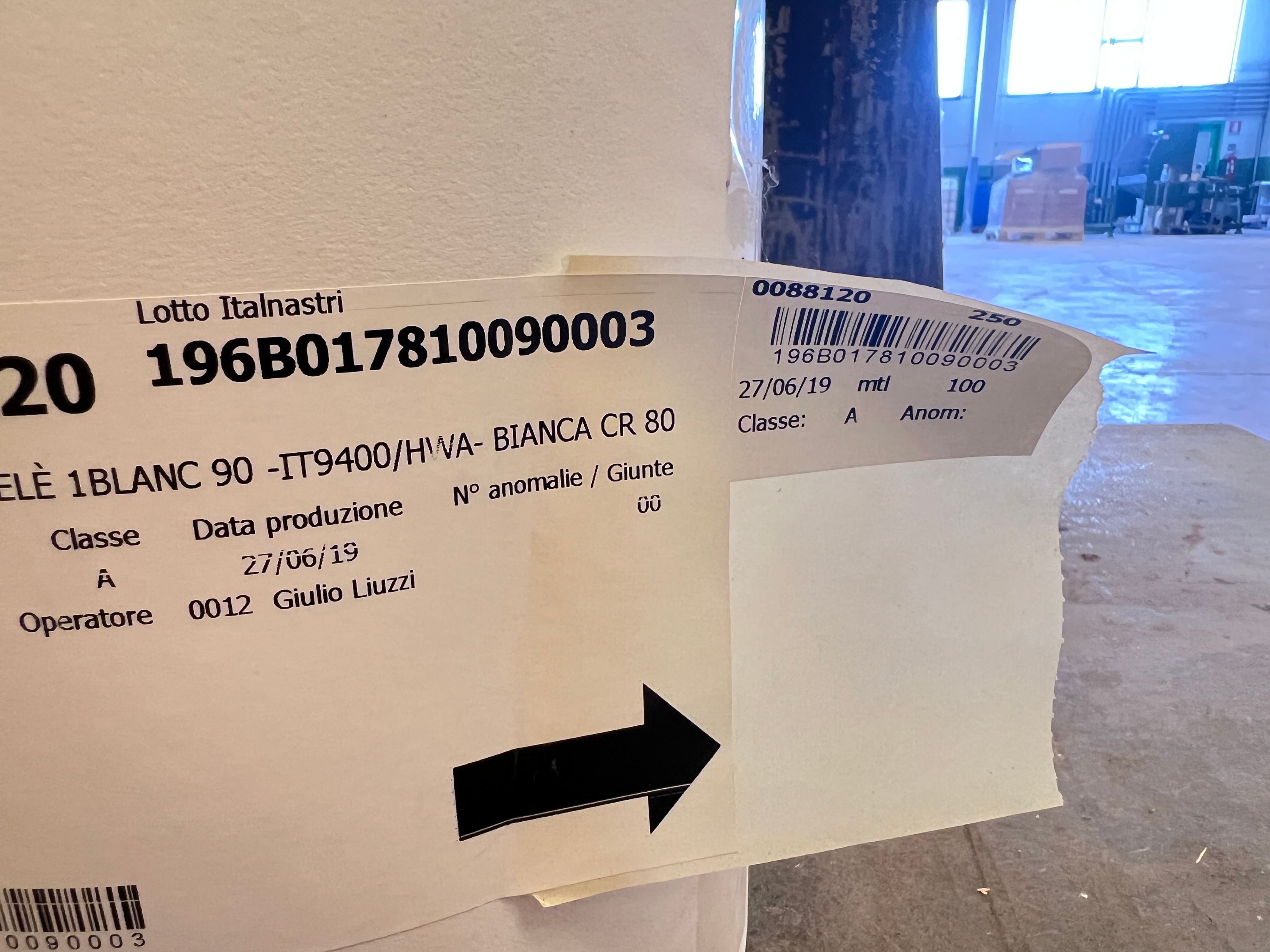 (0088120) Italcart Embossed Martele 1Blanc 90 -IT9400/HWA - Bianca CR 80