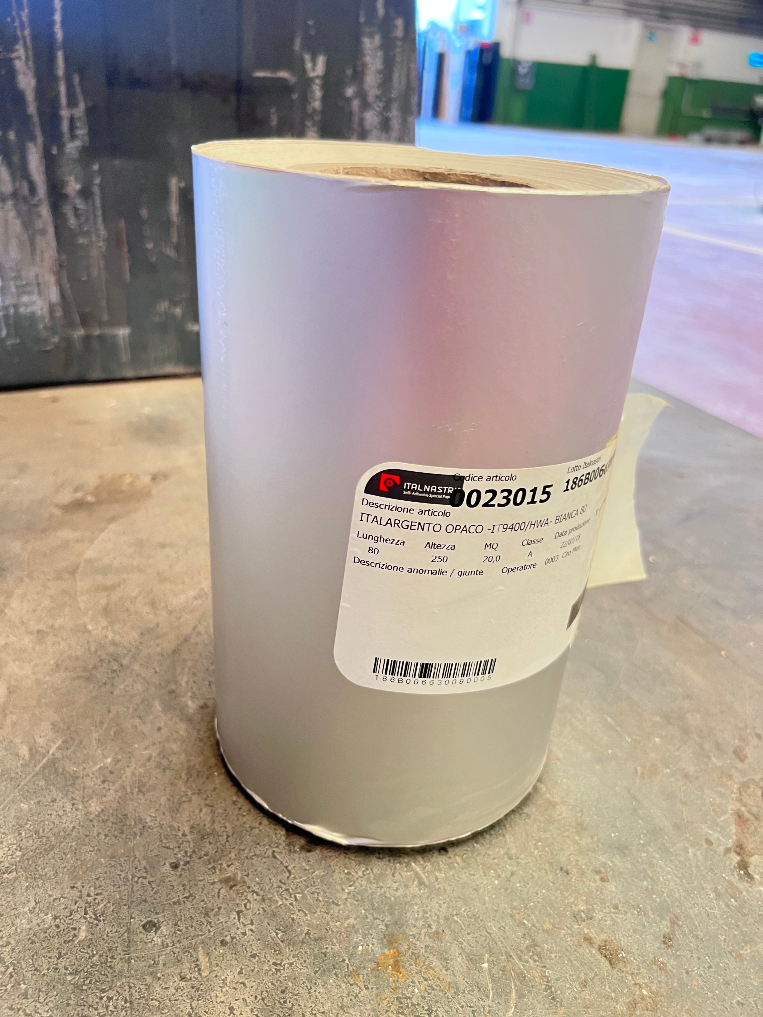 (0023015) Italargento Opaco -IT9400/HWA - Bianca 80