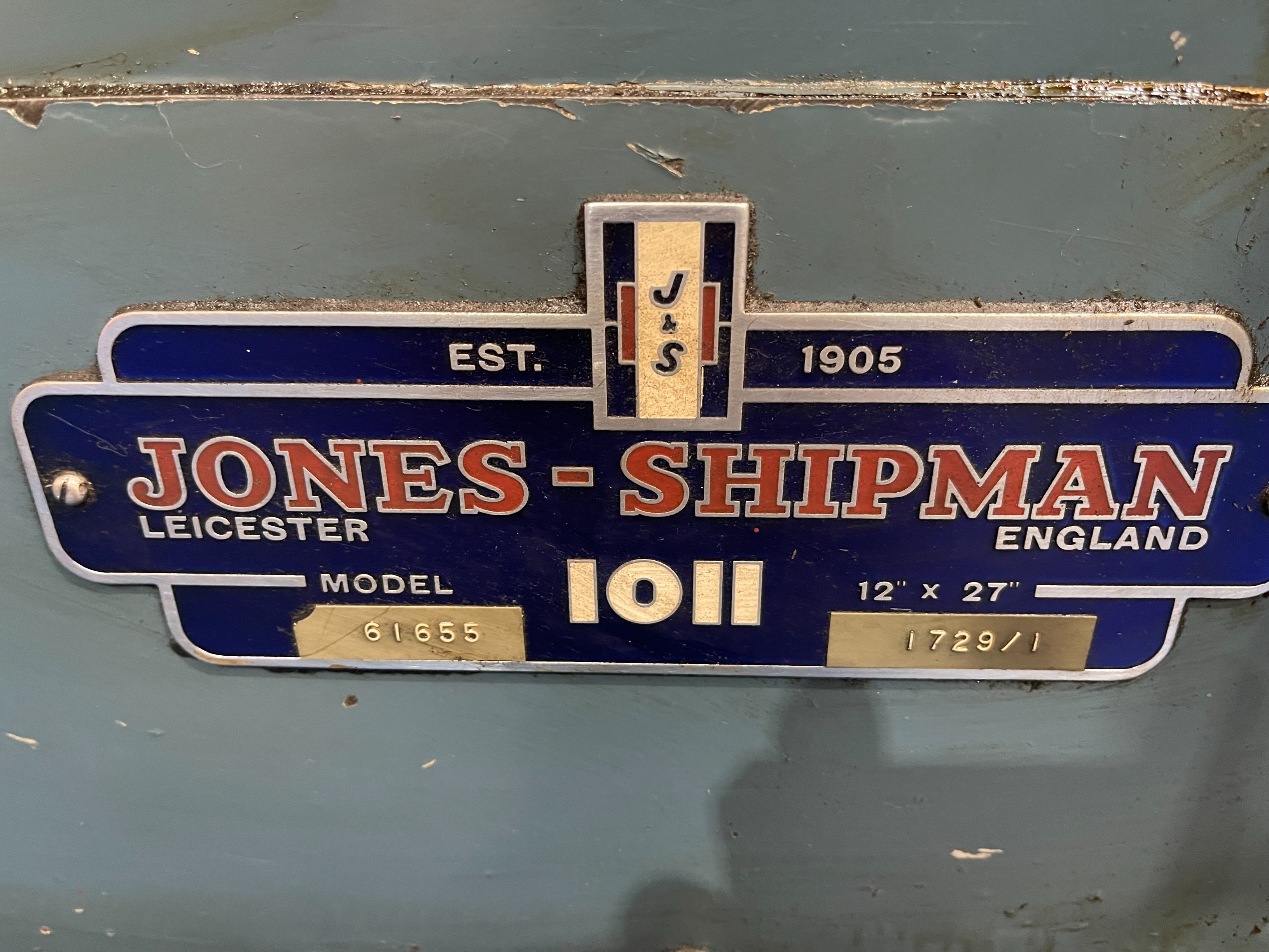 Jones & Shipman 1011 Surface Grinder