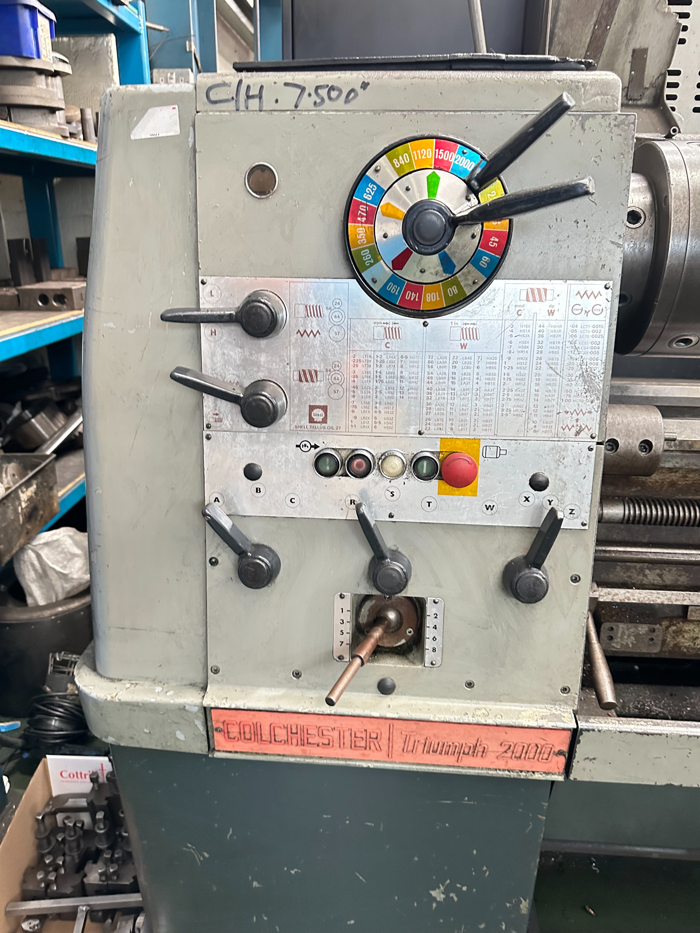 Colchester Triumph 2000 Gap Bed Centre Lathe