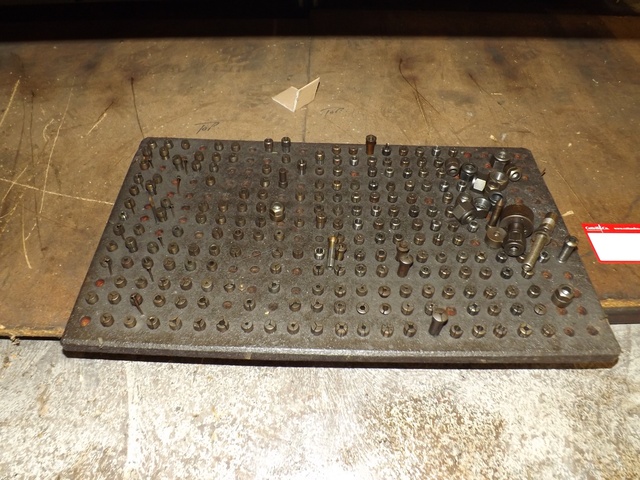 Schaublin 70 collets - mounted on Hole Board for Schaublin 70 Precision Lathe