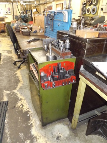 Complete Cabinet of tooling & workholding for the Bridgeport Mill