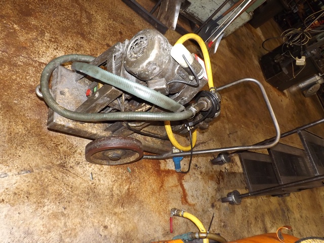 Trolley Mounted electric oil pump for barrels & IBC's