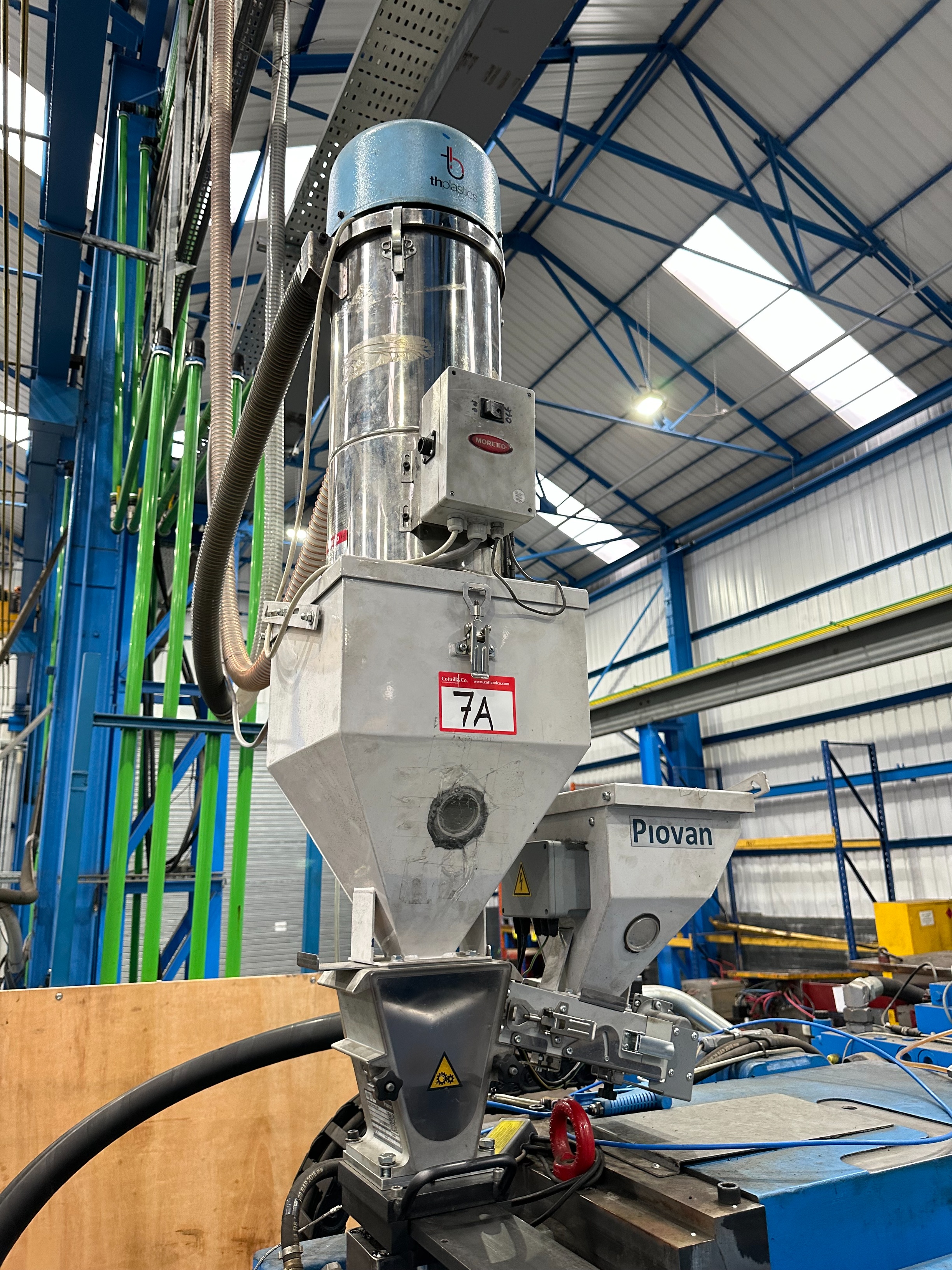 Plastic System Hopper/Loader/Receiver/Piovan Volumetric Dosing Unit