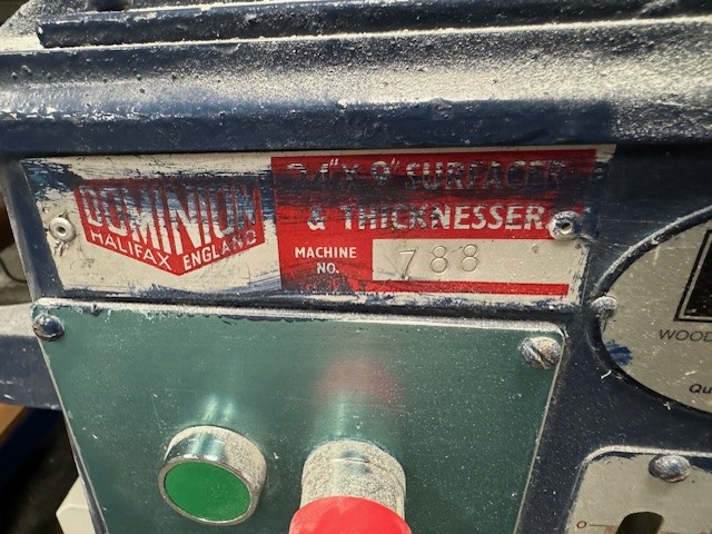 Dominion Planer Thicknesser Machine