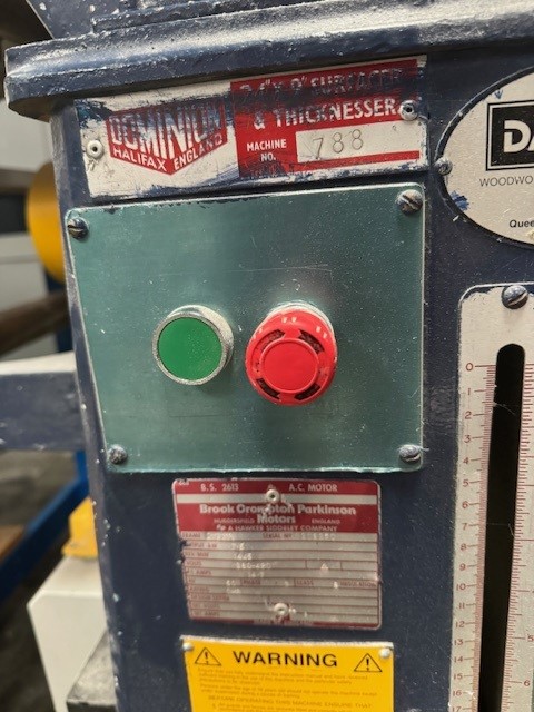 Dominion Planer Thicknesser Machine