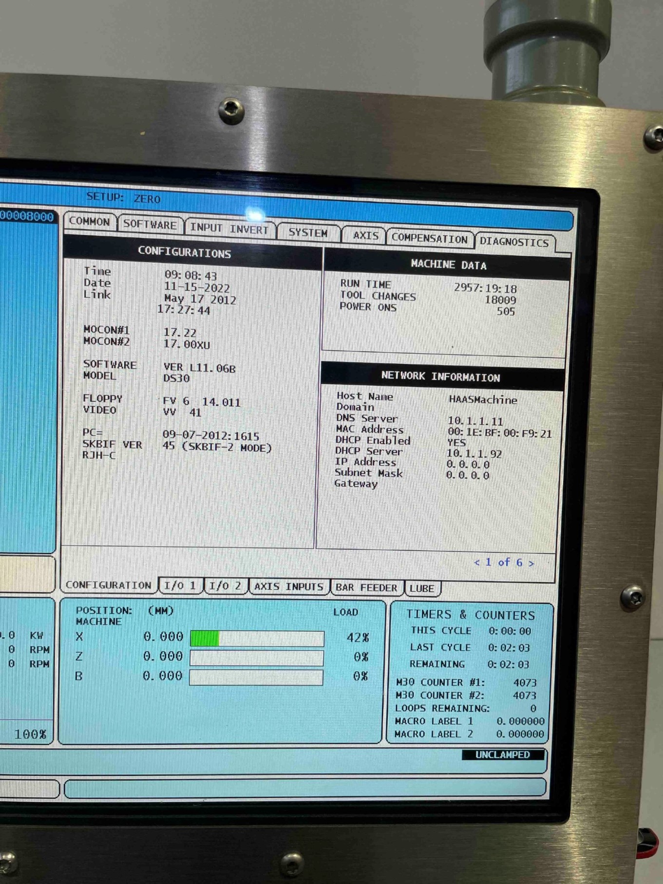 Haas DS-30 CNC Lathe with Sub-Spindle (2011)