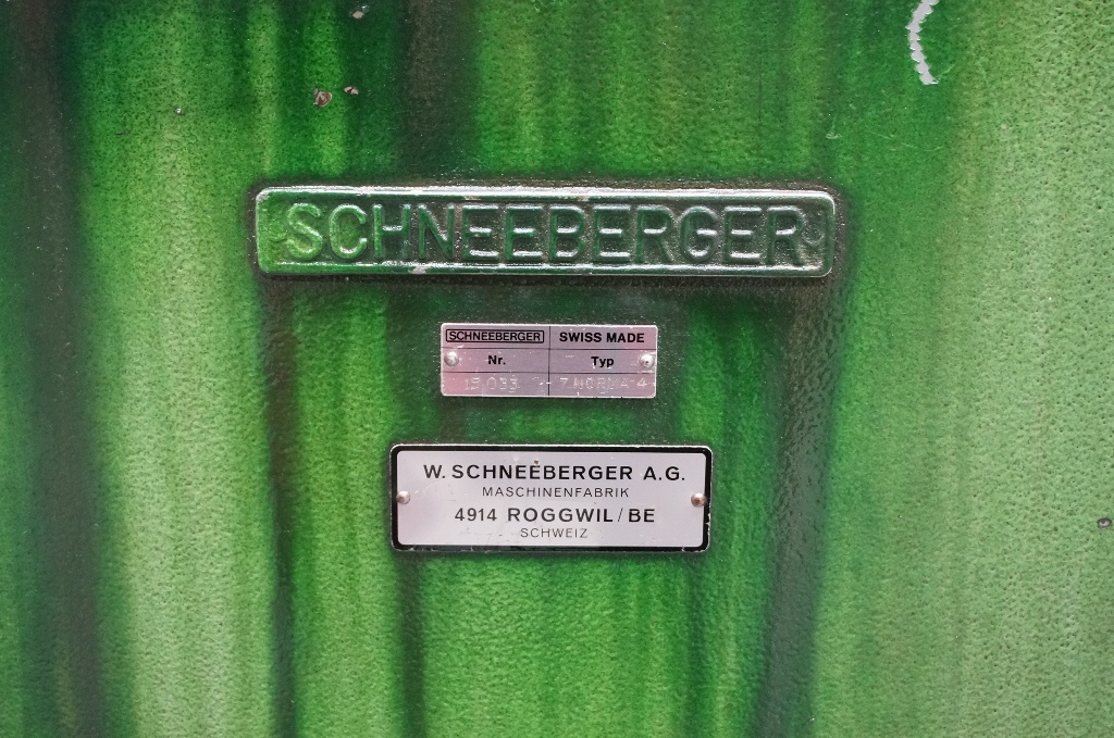 Schneeberger Type 7-NORMA-4 Universal Profile Grinding Machine