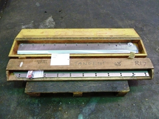 (2) Spare Blades for Wohlenberg MCS-3TV Guillotine