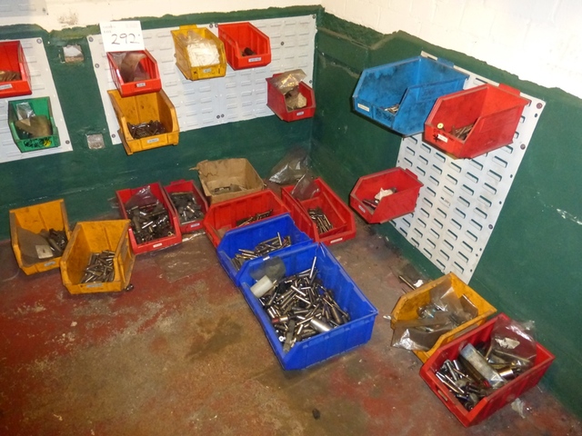 Qty of Punches, Spares and Fastenings