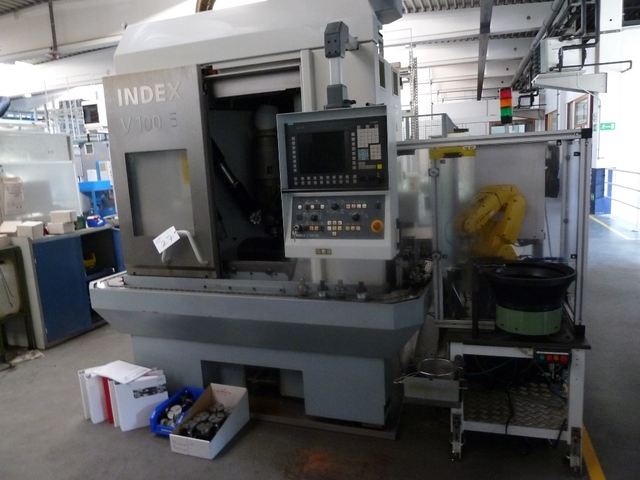 Index V100 Vertical Turning Center with C200-4D Control with Renishaw Probe