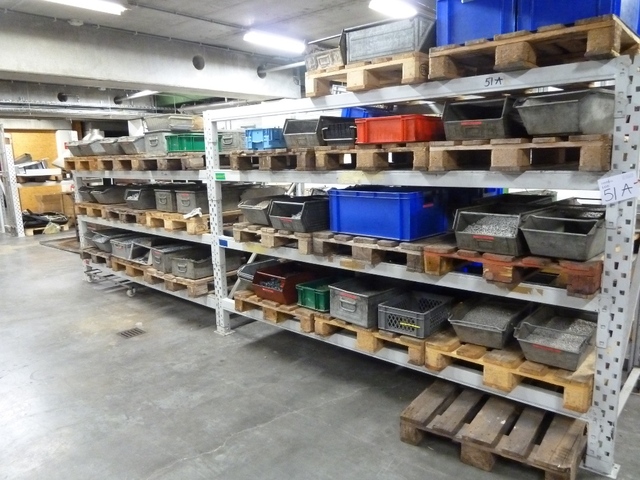 Materials for Parts Rumbler and Racking