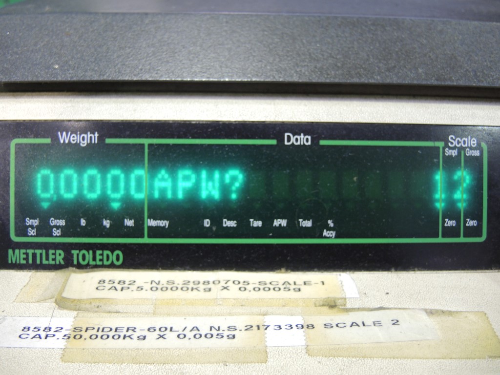 Combination Scale with Printer 5/50 kg
