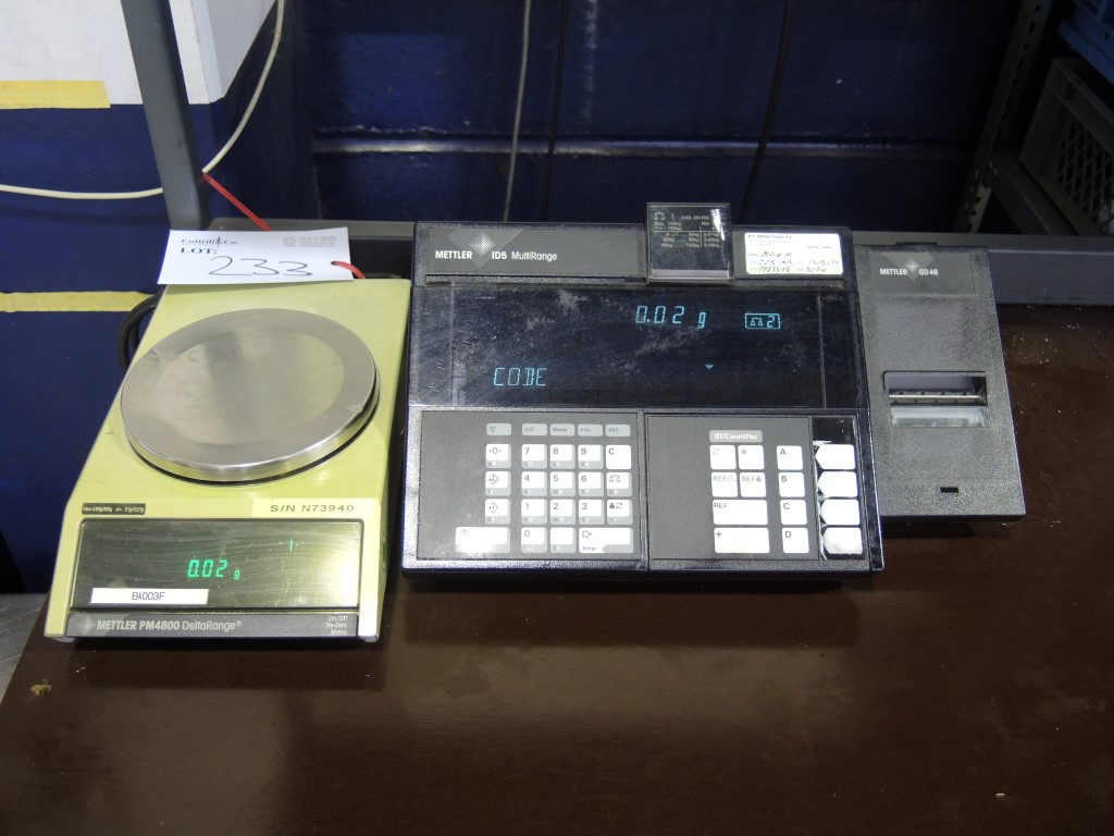 Combination Scale with Printer Range PM 4800 / Multirange ID5  Max 4,1 /120 kg