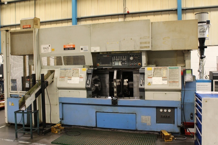 MAZAK Dual Turn 20 Lathe - (2003) with Mazatrol 640T PC Fusion CNC Control