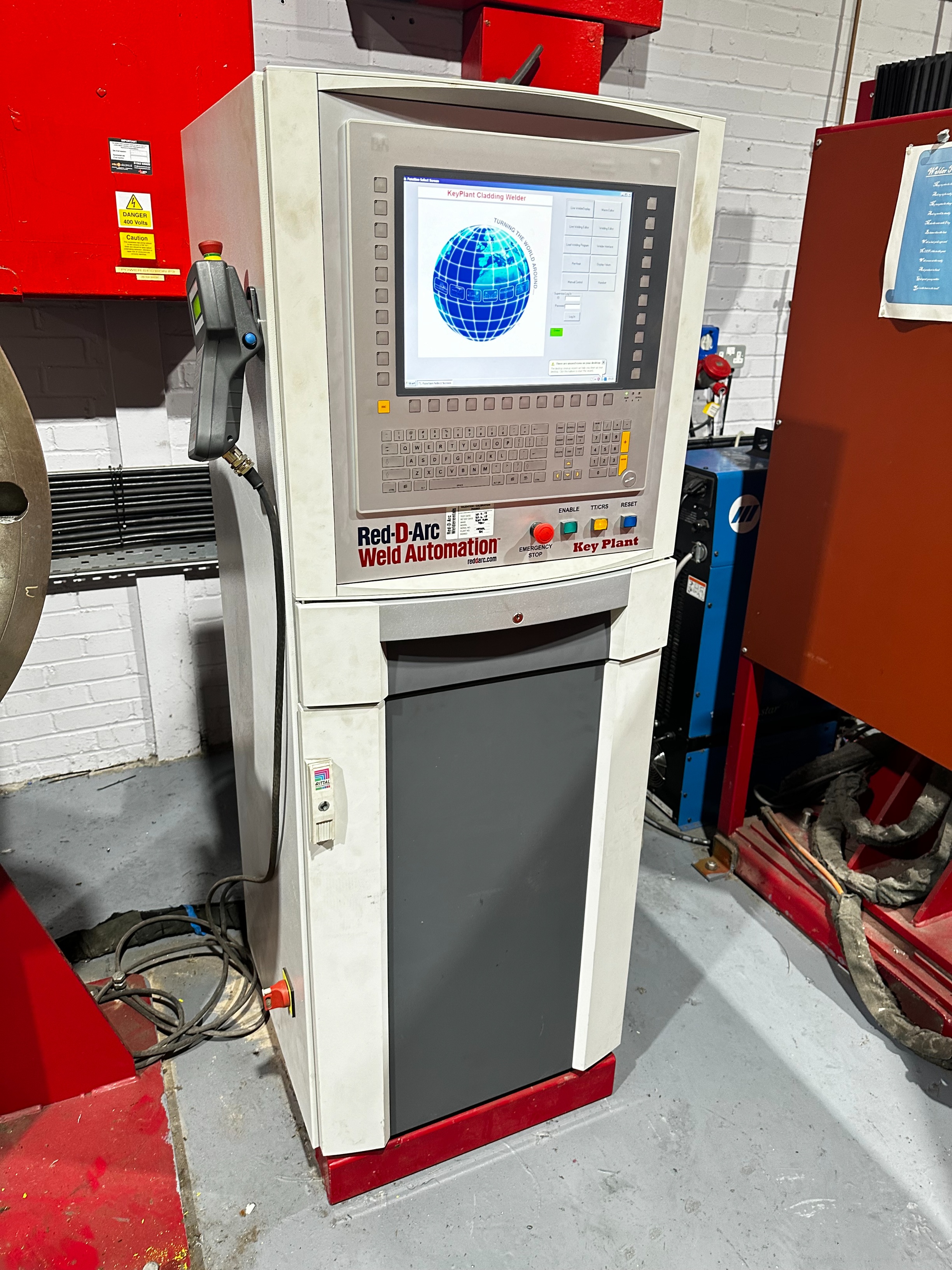 Key Plant Red-D-Arc Horizontal GTAW Butt Welding/Cladding System