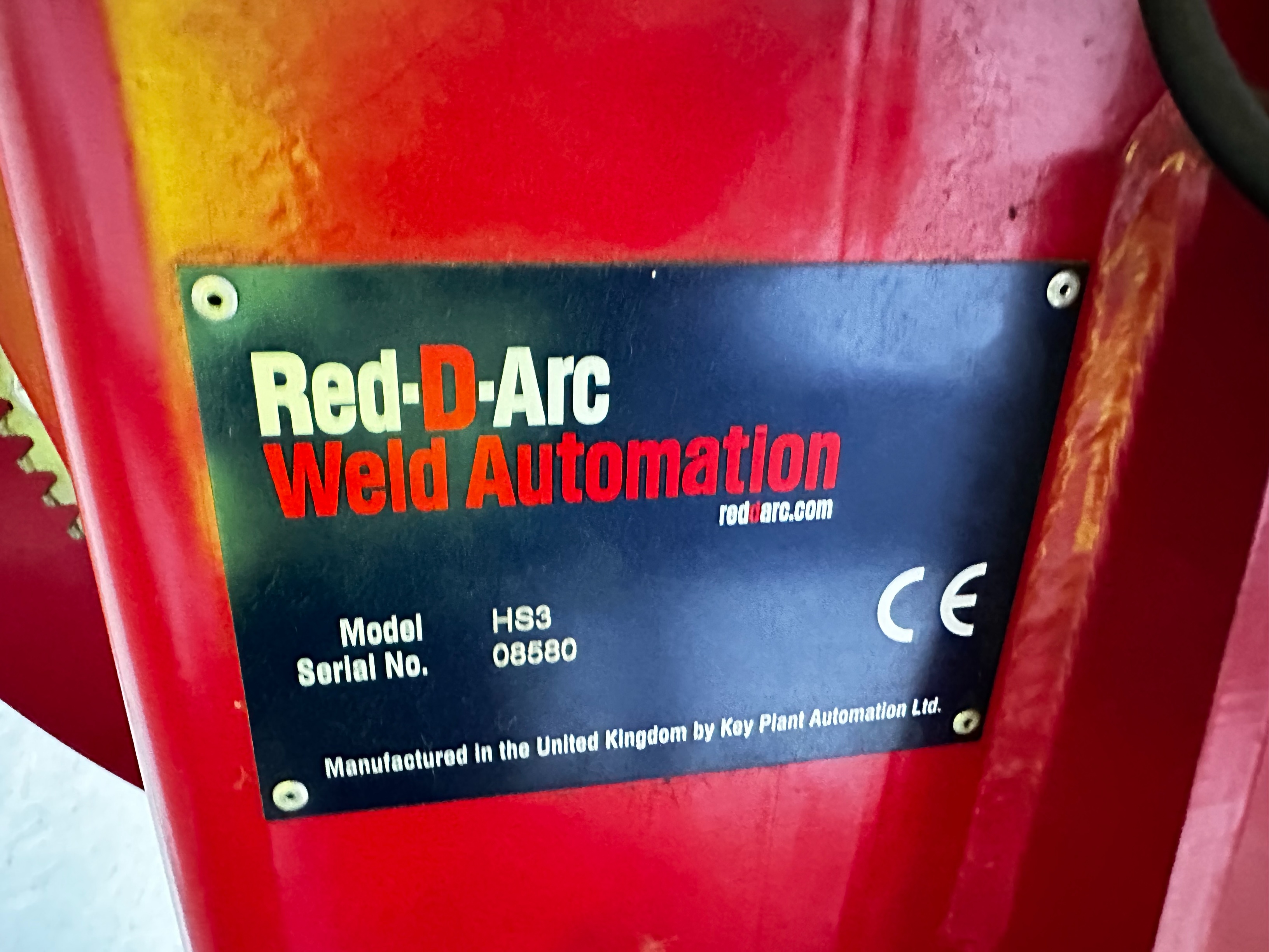 Key Plant Red-D-Arc Horizontal GTAW Butt Welding/Cladding System
