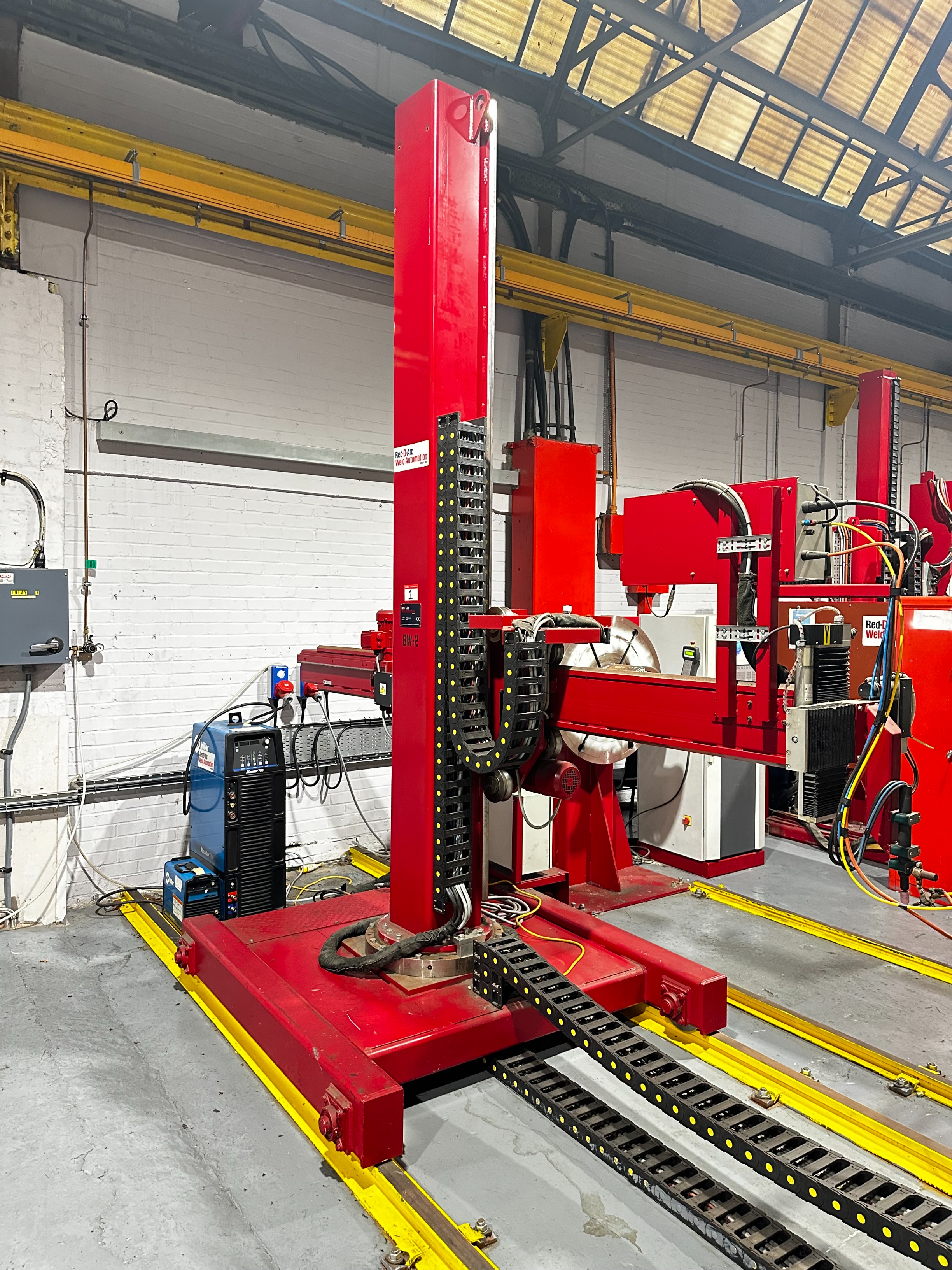 Key Plant Red-D-Arc Horizontal GTAW Butt Welding/Cladding System