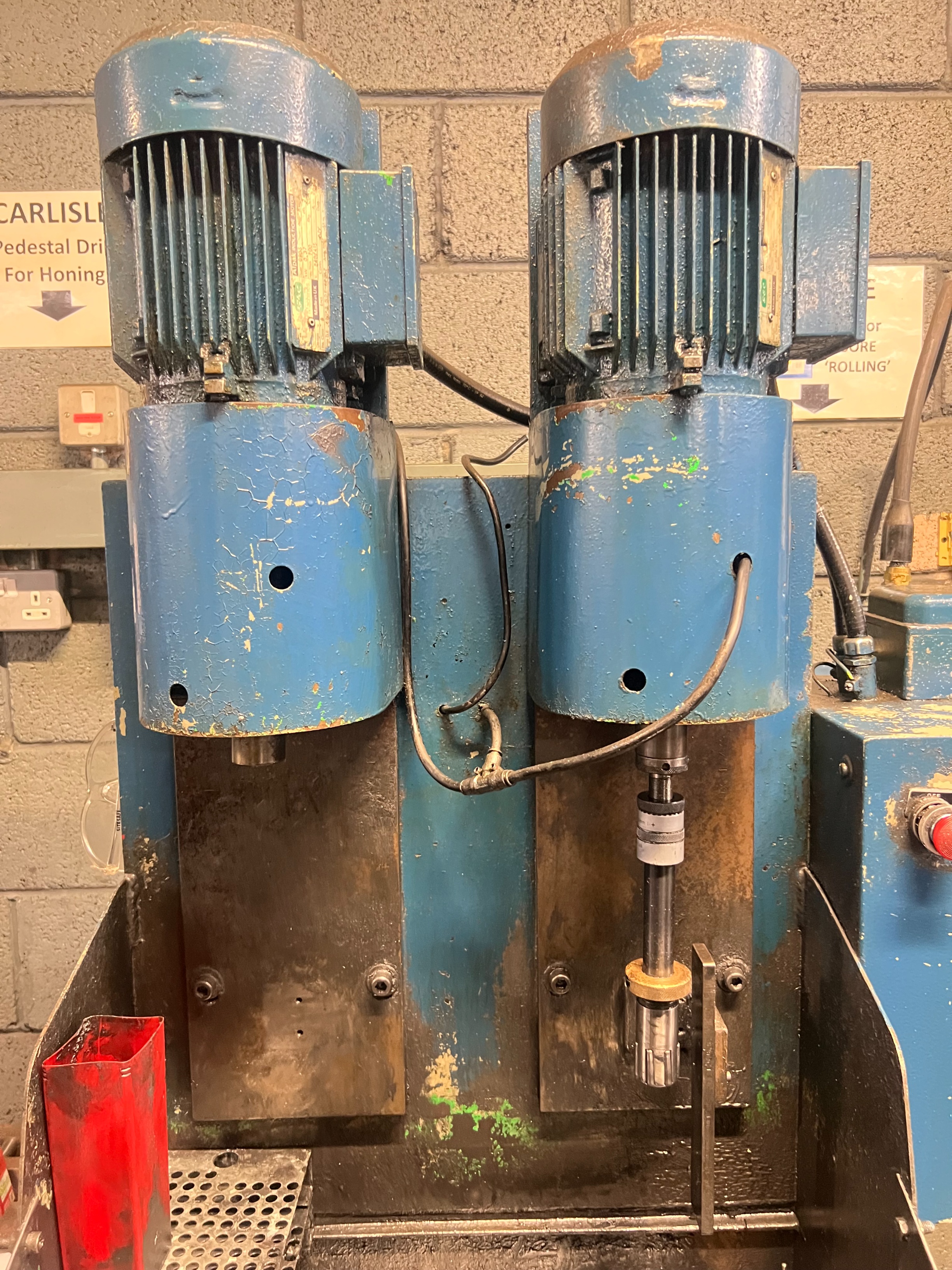 Twin Head Burnishing Machine