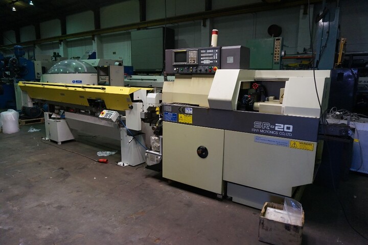 Star SR-20 Sliding Head CNC Lathe with Fanuc 16T Control