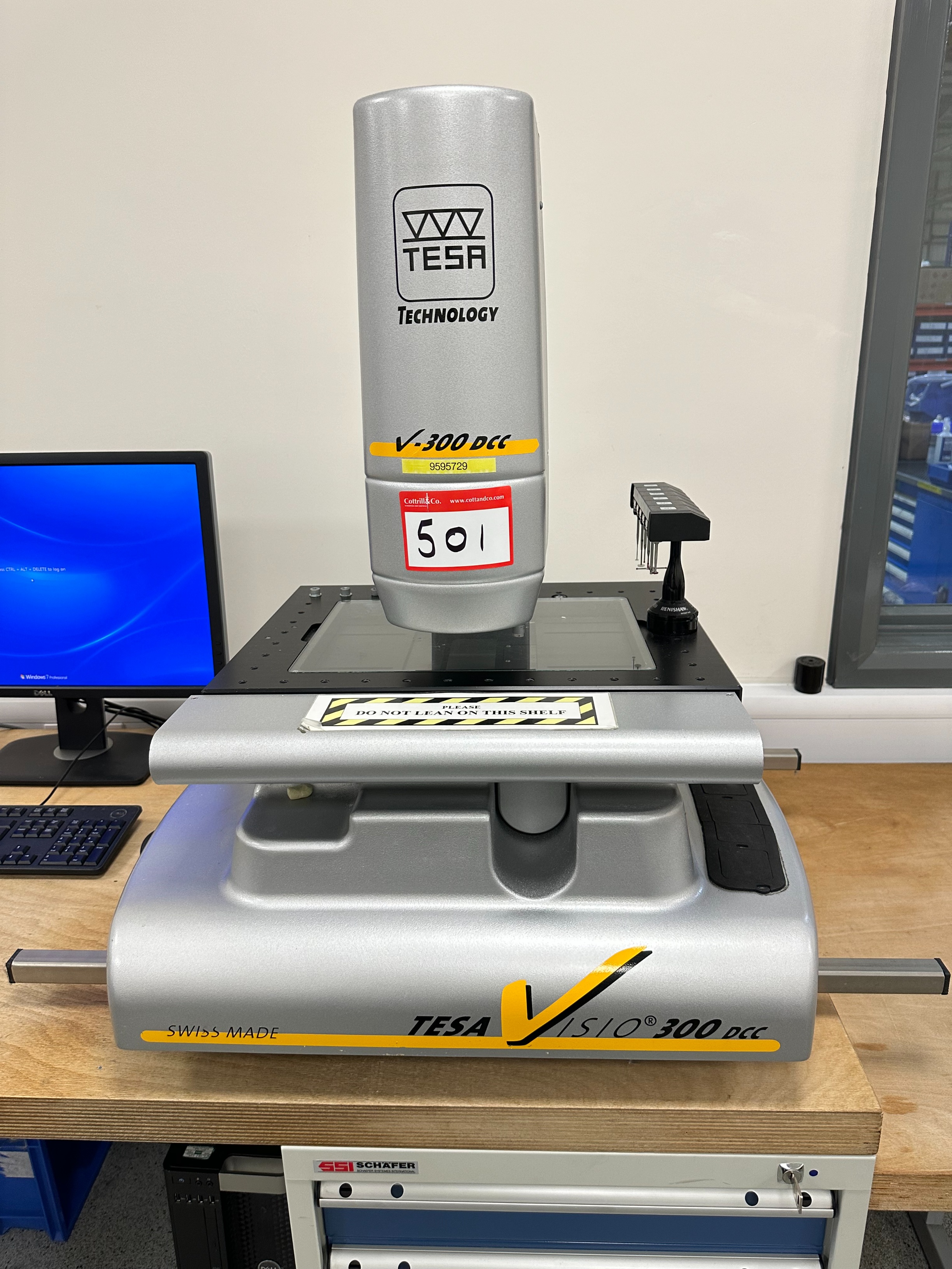 Tesa Visio 300 DCC Non Contact Measuring Machine (2006) Computer & Software Not Included, Missing.