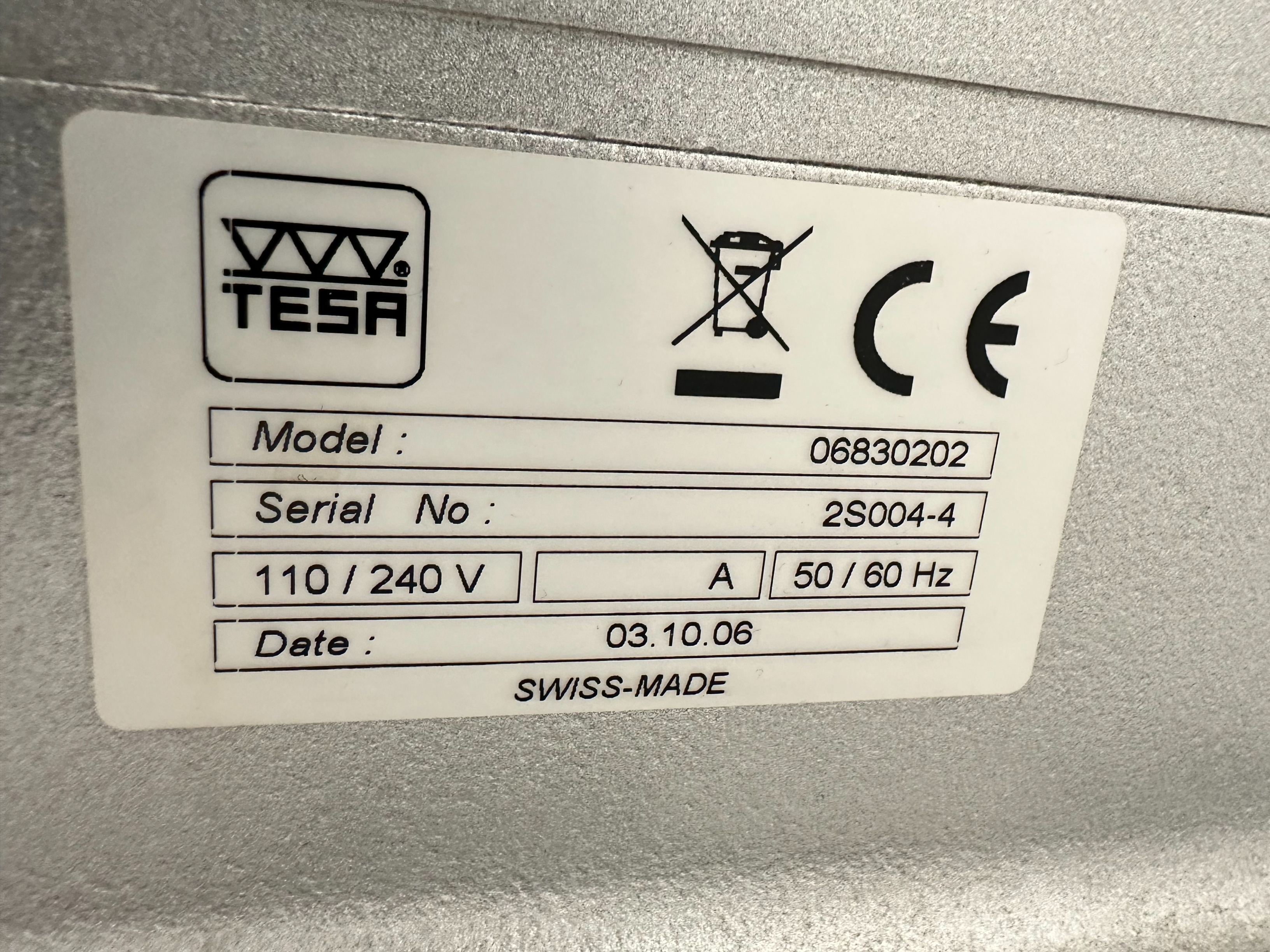 Tesa Visio 300 DCC Non Contact Measuring Machine (2006) Computer & Software Not Included, Missing.