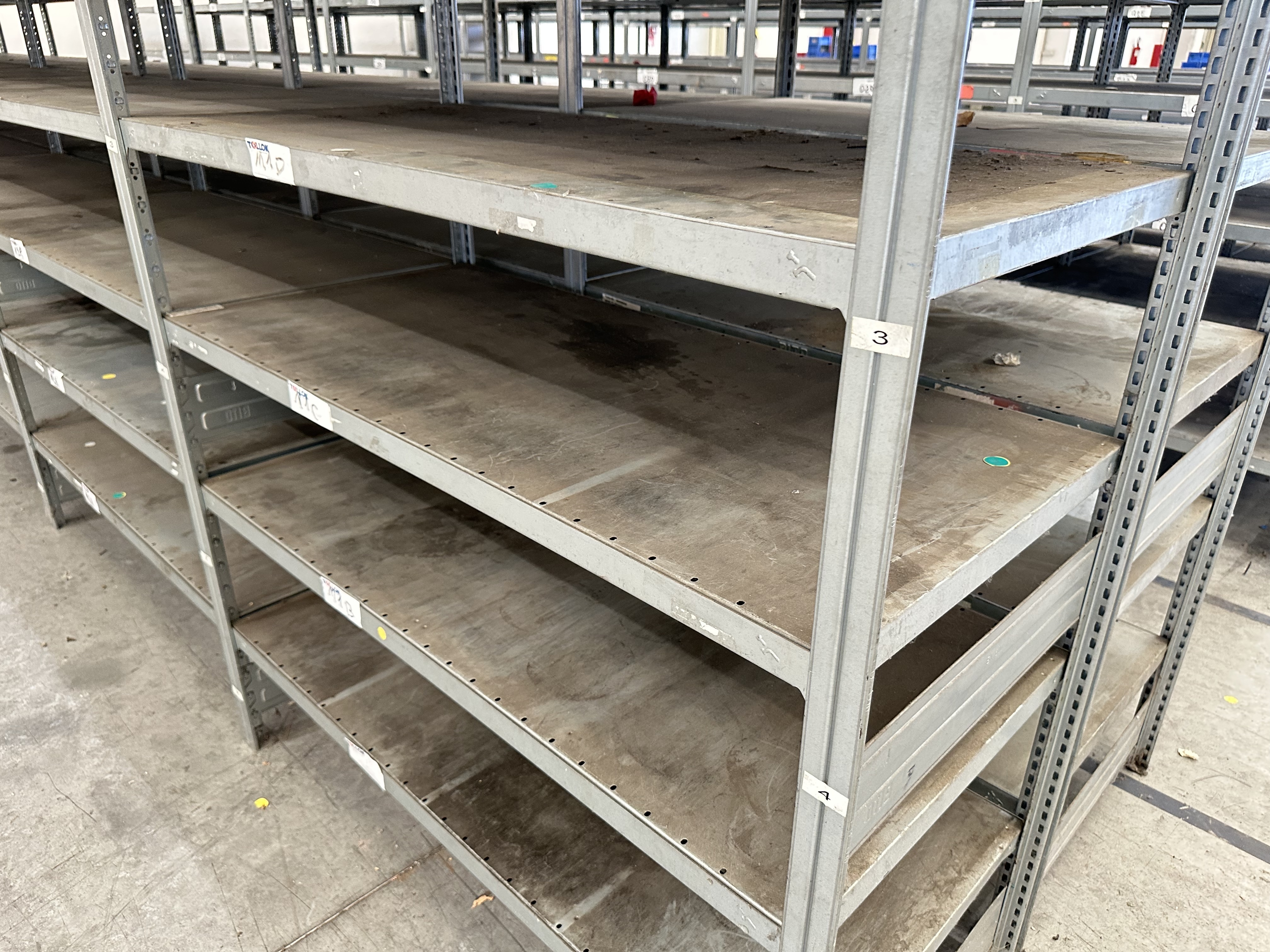 Bito Parts Storage Shelving, 48 Bay Back to Back