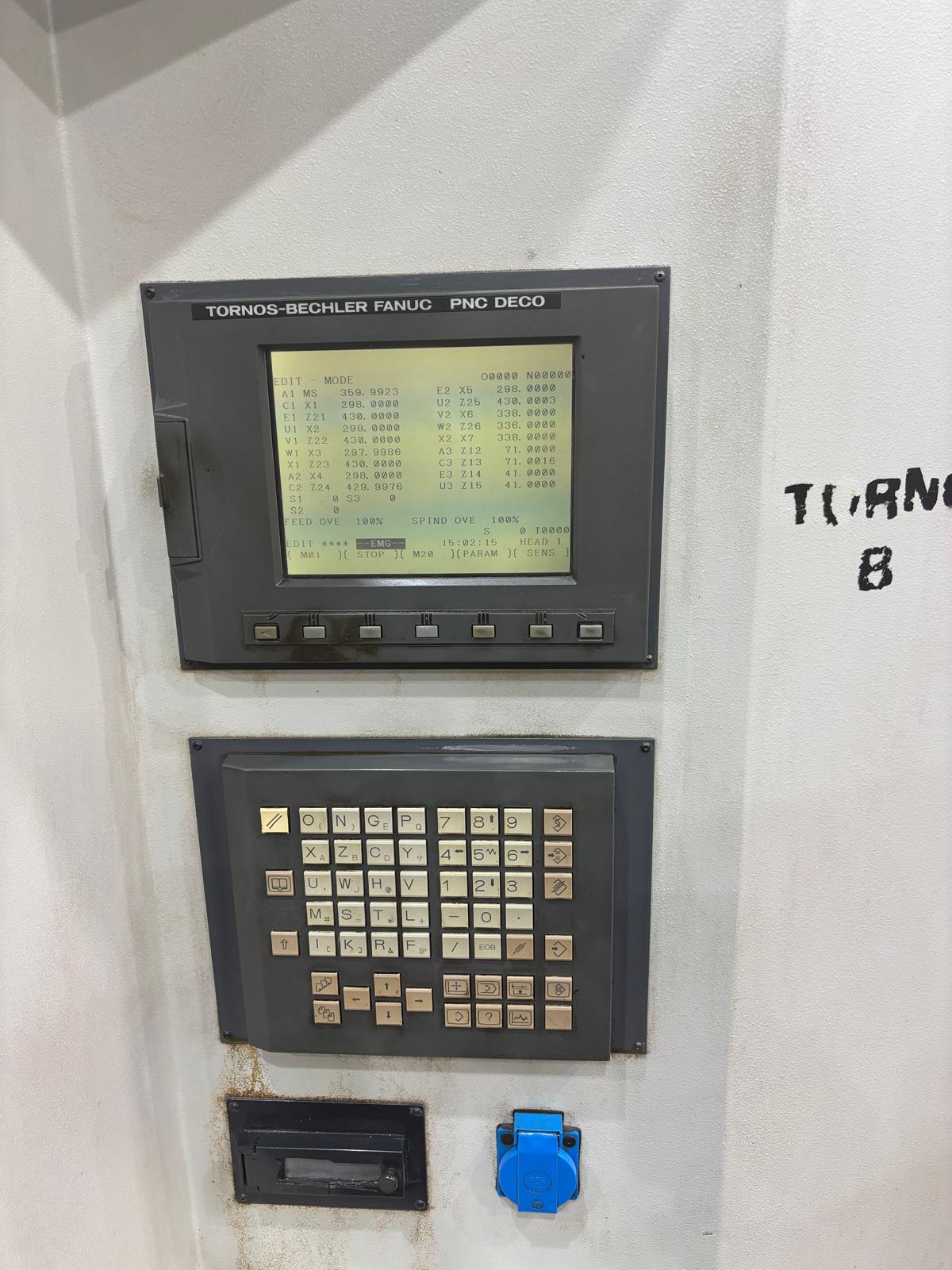 Tornos MultiDeco 26/6 CNC Multispindle Lathe with Fanuc Control (2000)