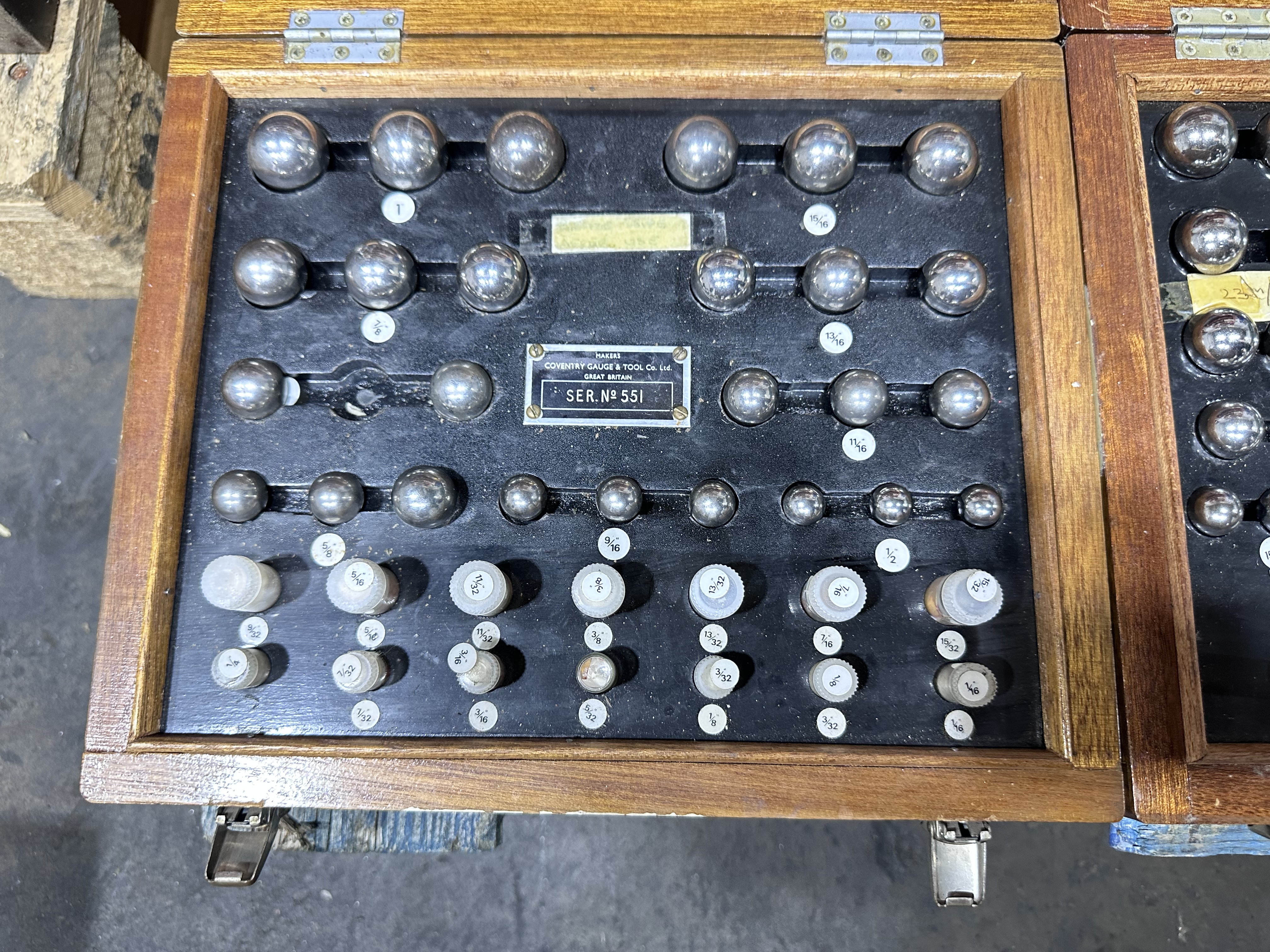 Qty of Precision Balls & Machine Levels