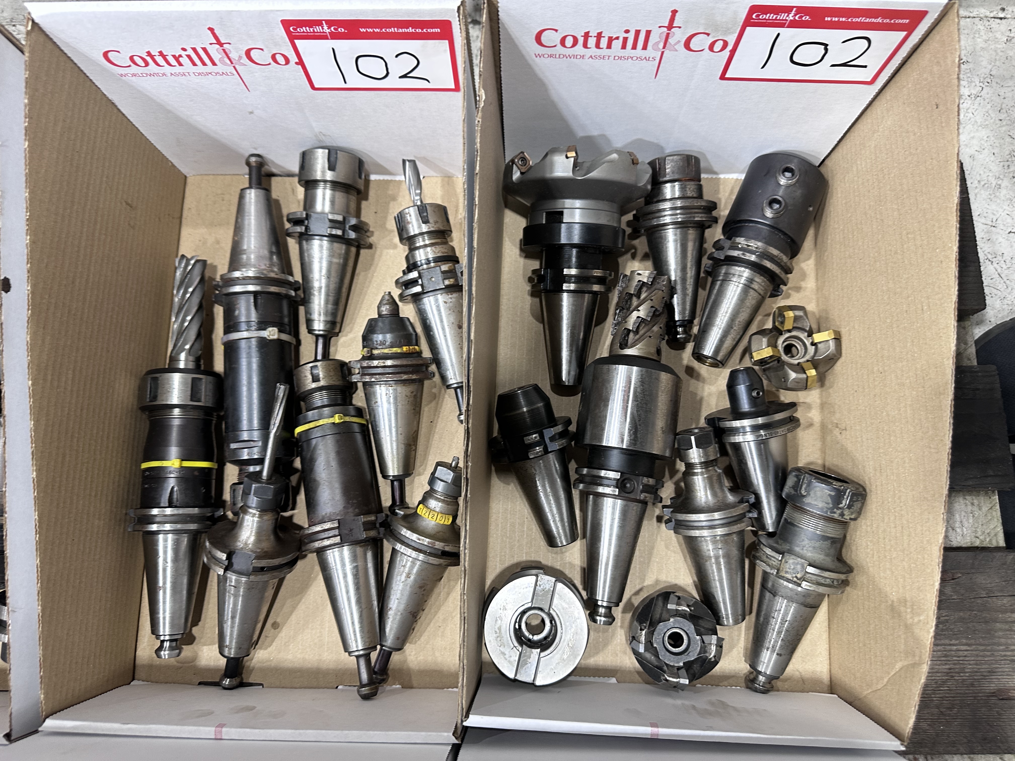 5 Boxes of CAT40 Tooling