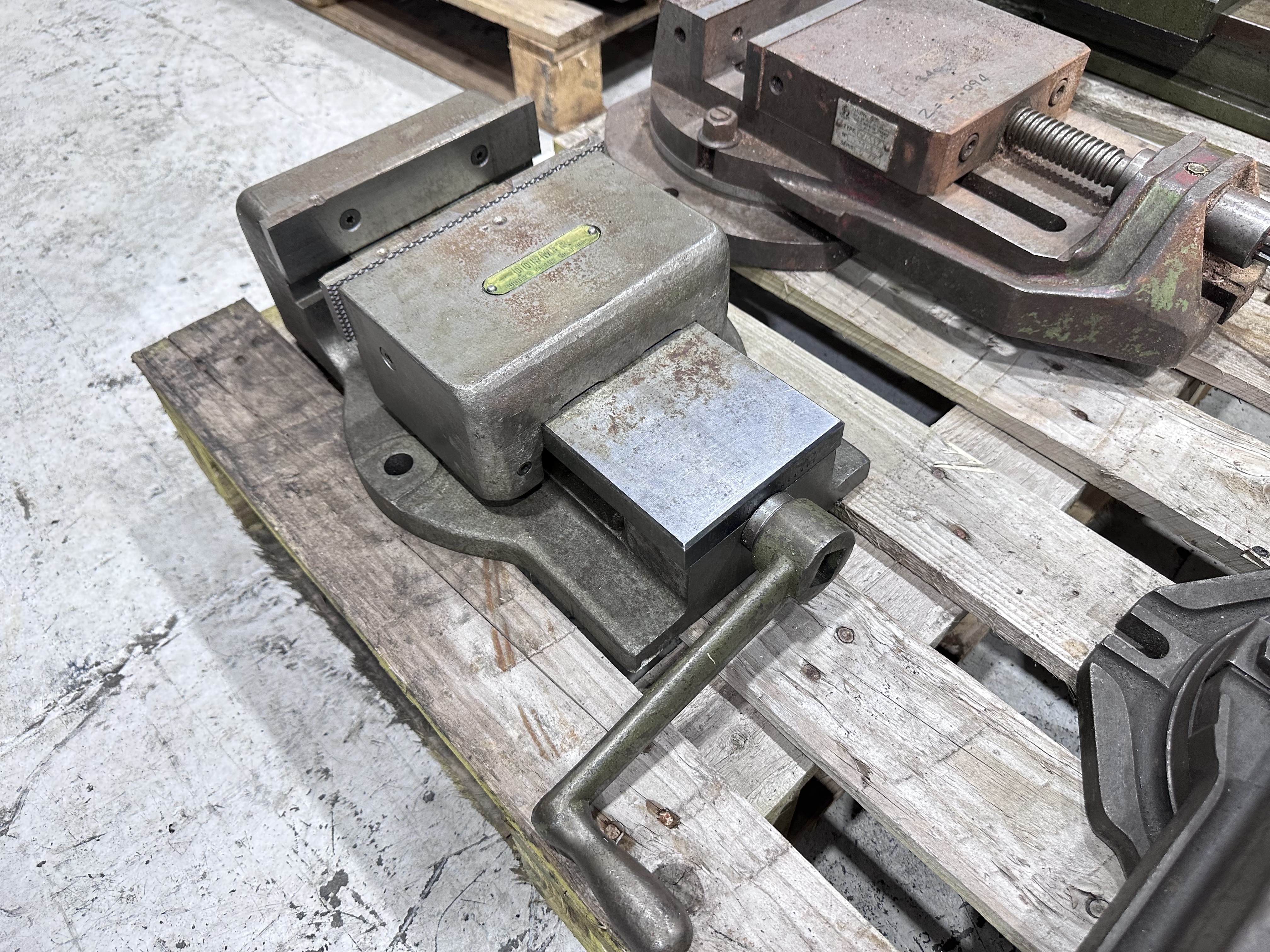 3 x 8" Machine Vices, 1 x 7" Machine Vice, 1 x 5" Machine Vice