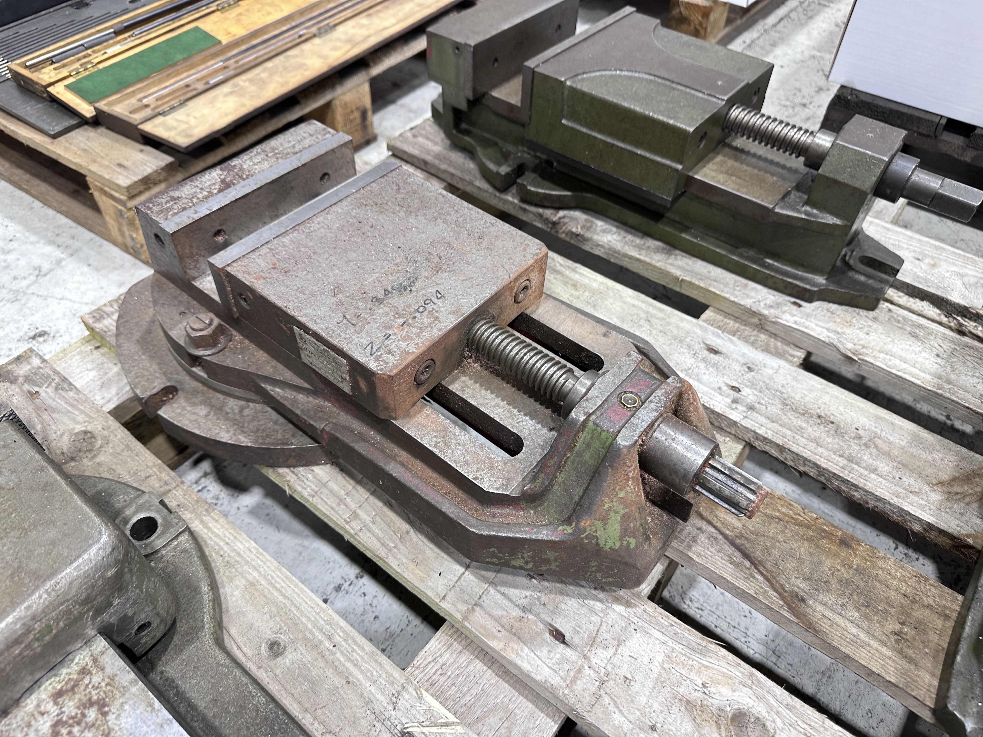 3 x 8" Machine Vices, 1 x 7" Machine Vice, 1 x 5" Machine Vice