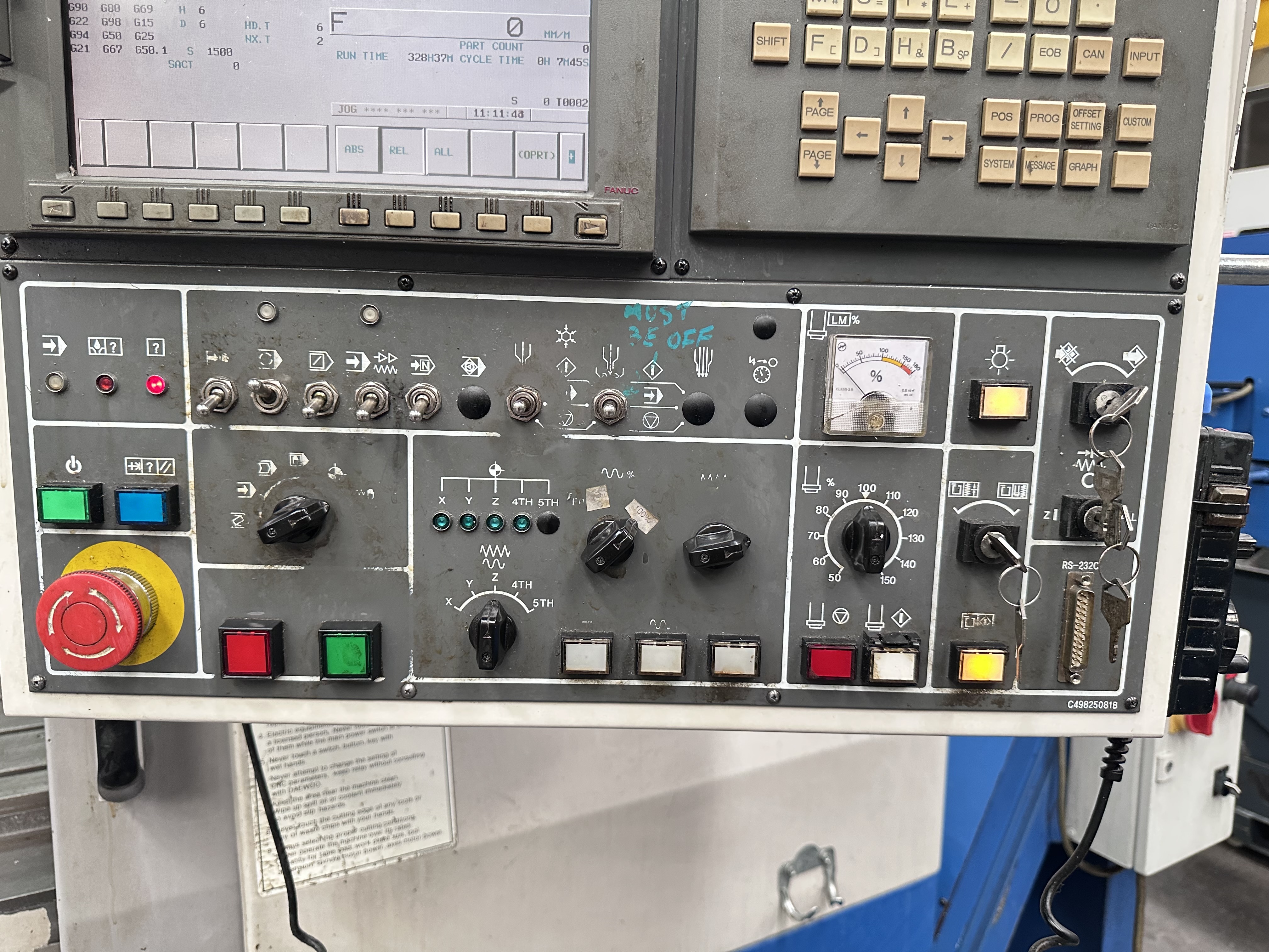 Doosan Daewoo Mynx 540 Vertical Machining Centre (2006)