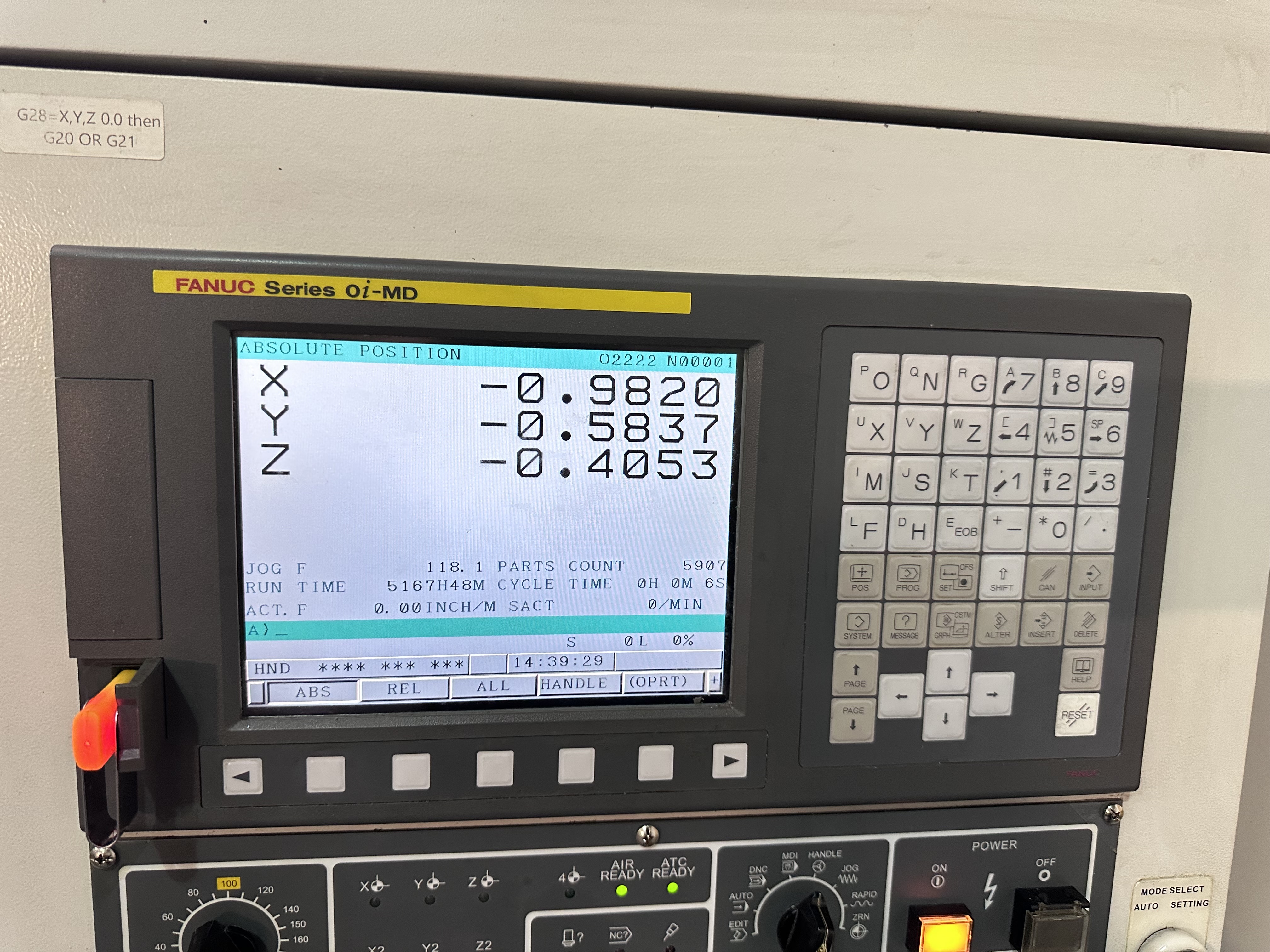  Dugard 1000E Vertical Machining Centre (2014)
