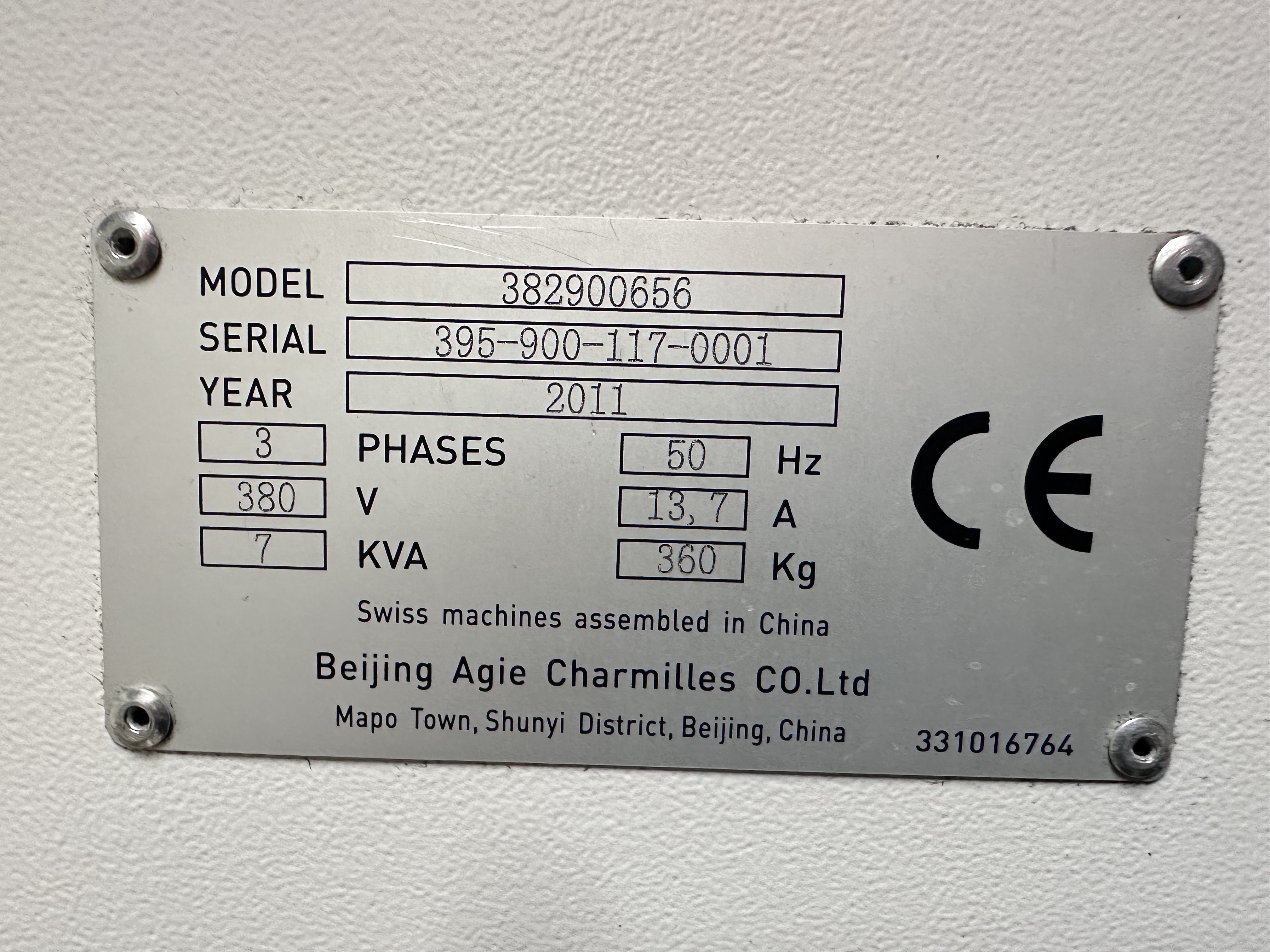Agie Charmilles Form 30 EDM Spark Eroder (2011)