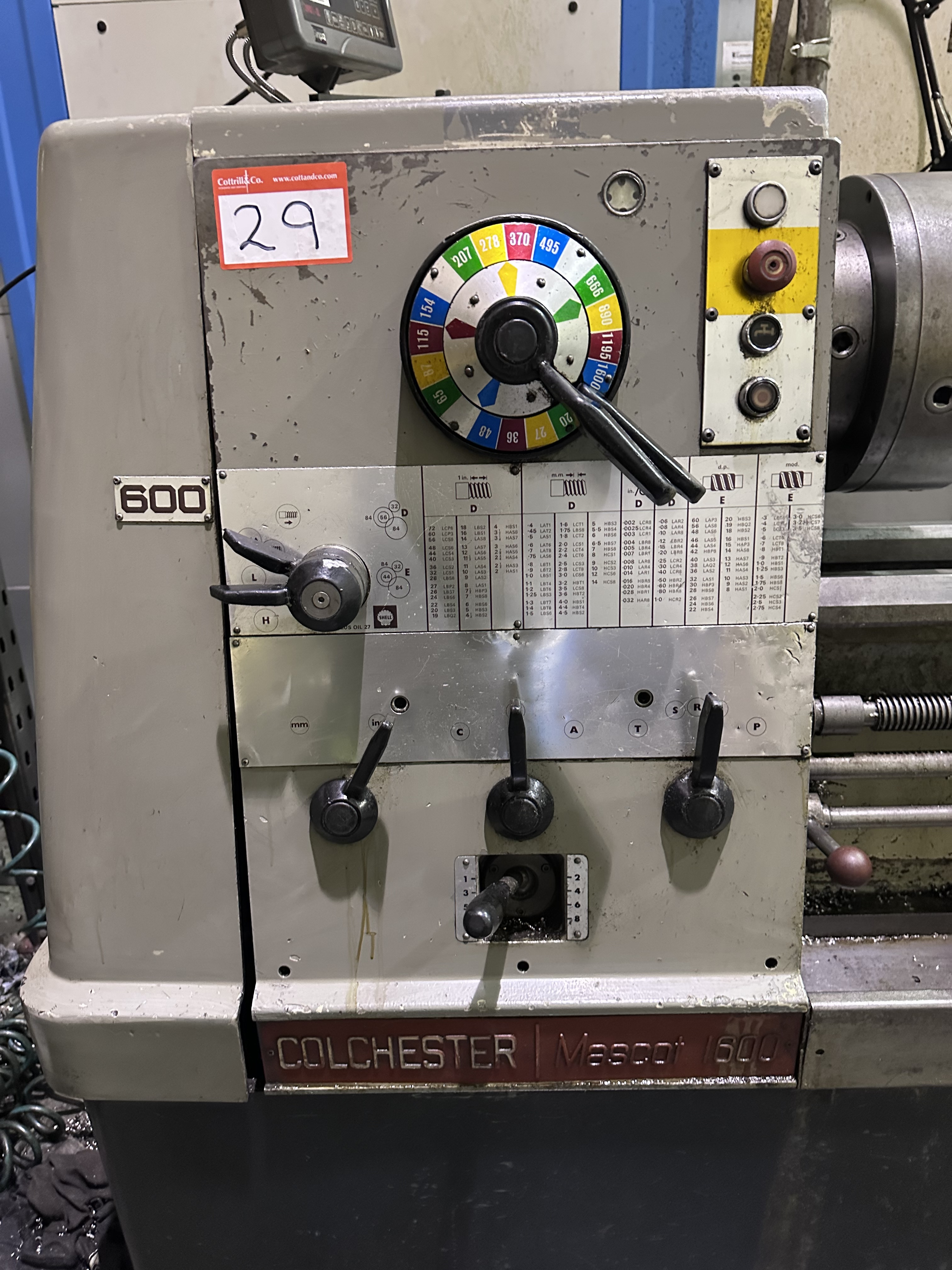 Colchester Mascot 1600 Gap Bed Centre Lathe