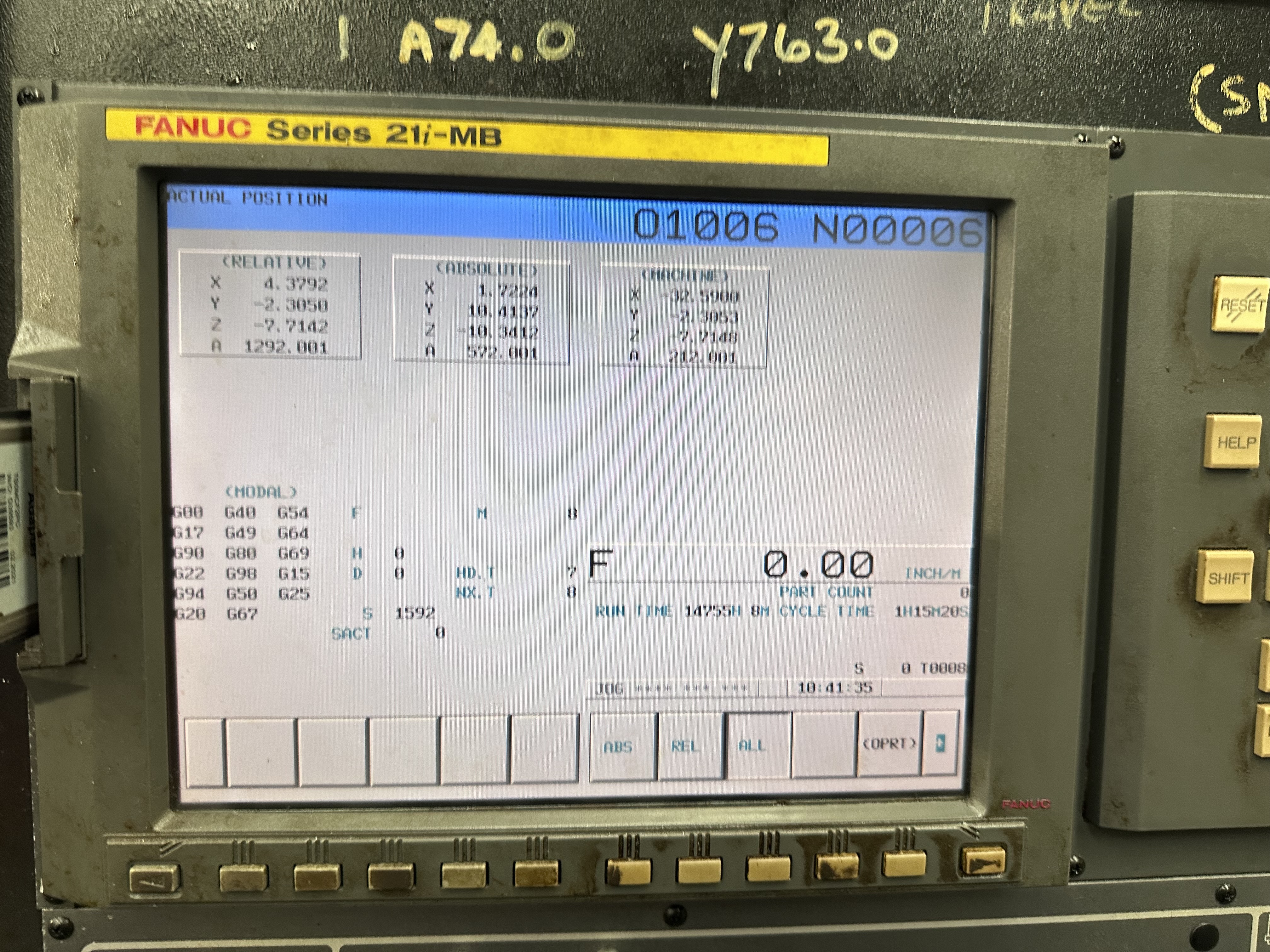Doosan Mynx 750/50 4 Axis Vertical Machining Centre (2008)