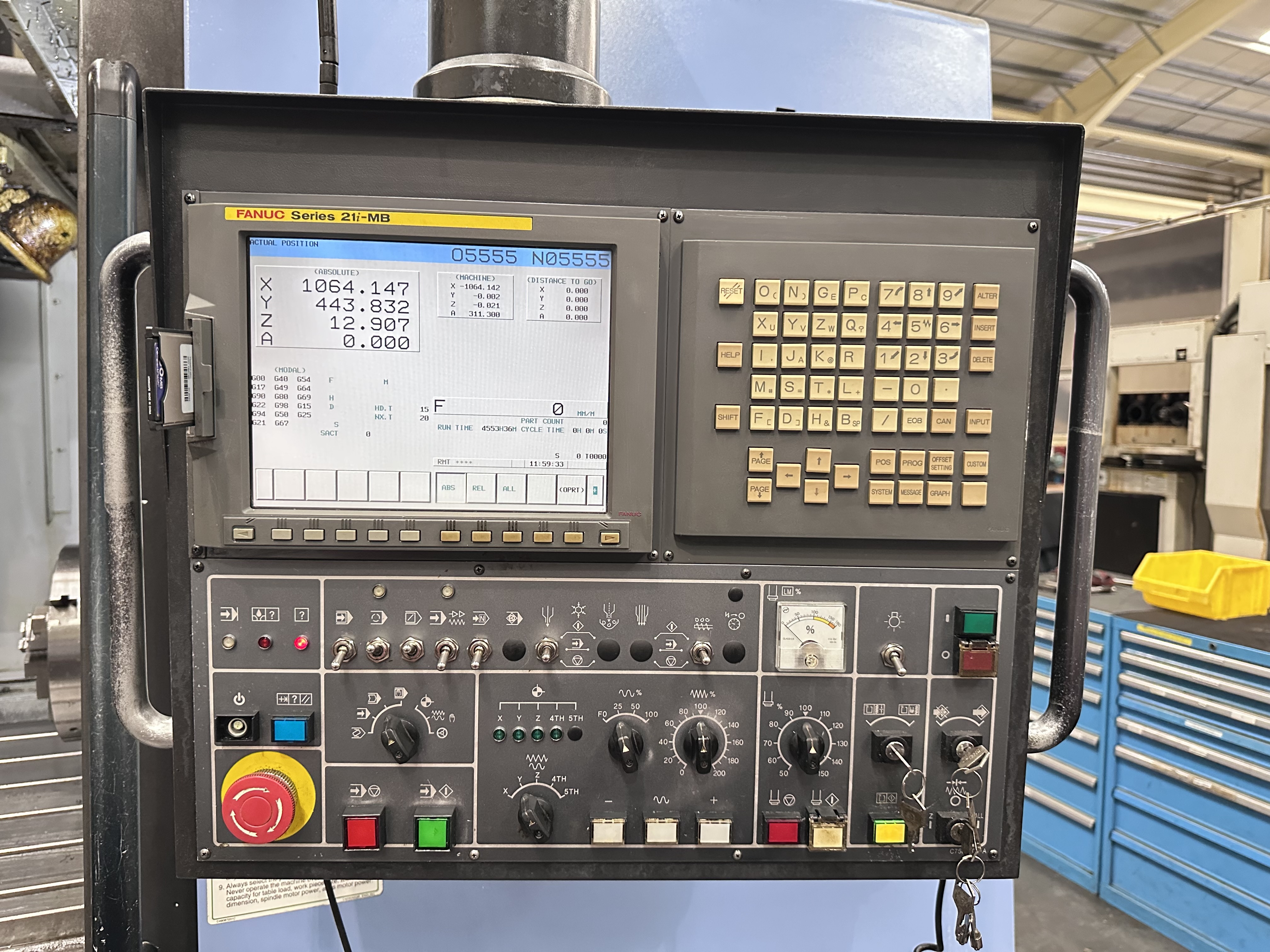 Doosan Mynx 750/50 4 Axis Vertical Machining Centre (2008)