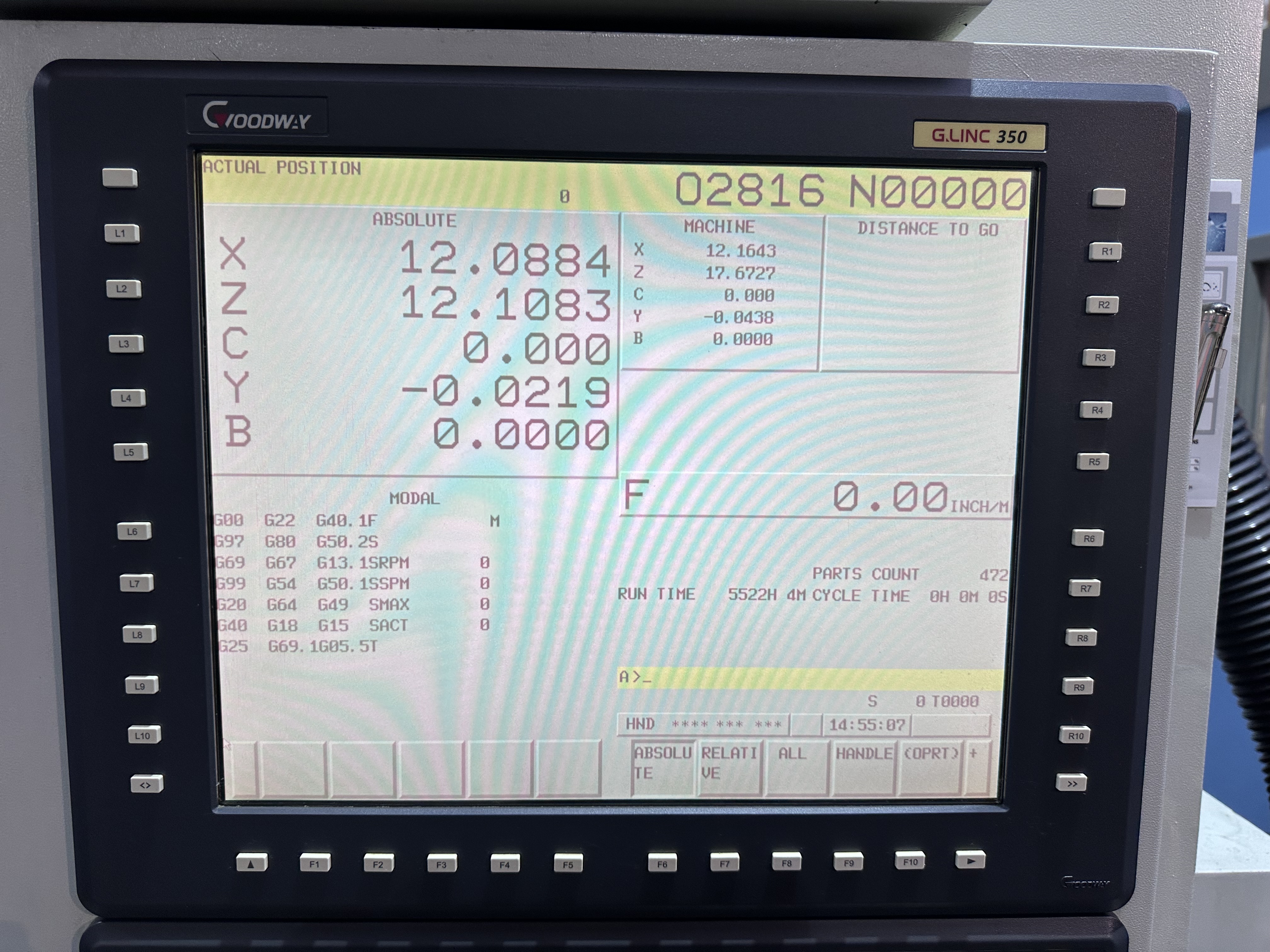Goodway GLS-2000 LYS CNC Lathe (2013)