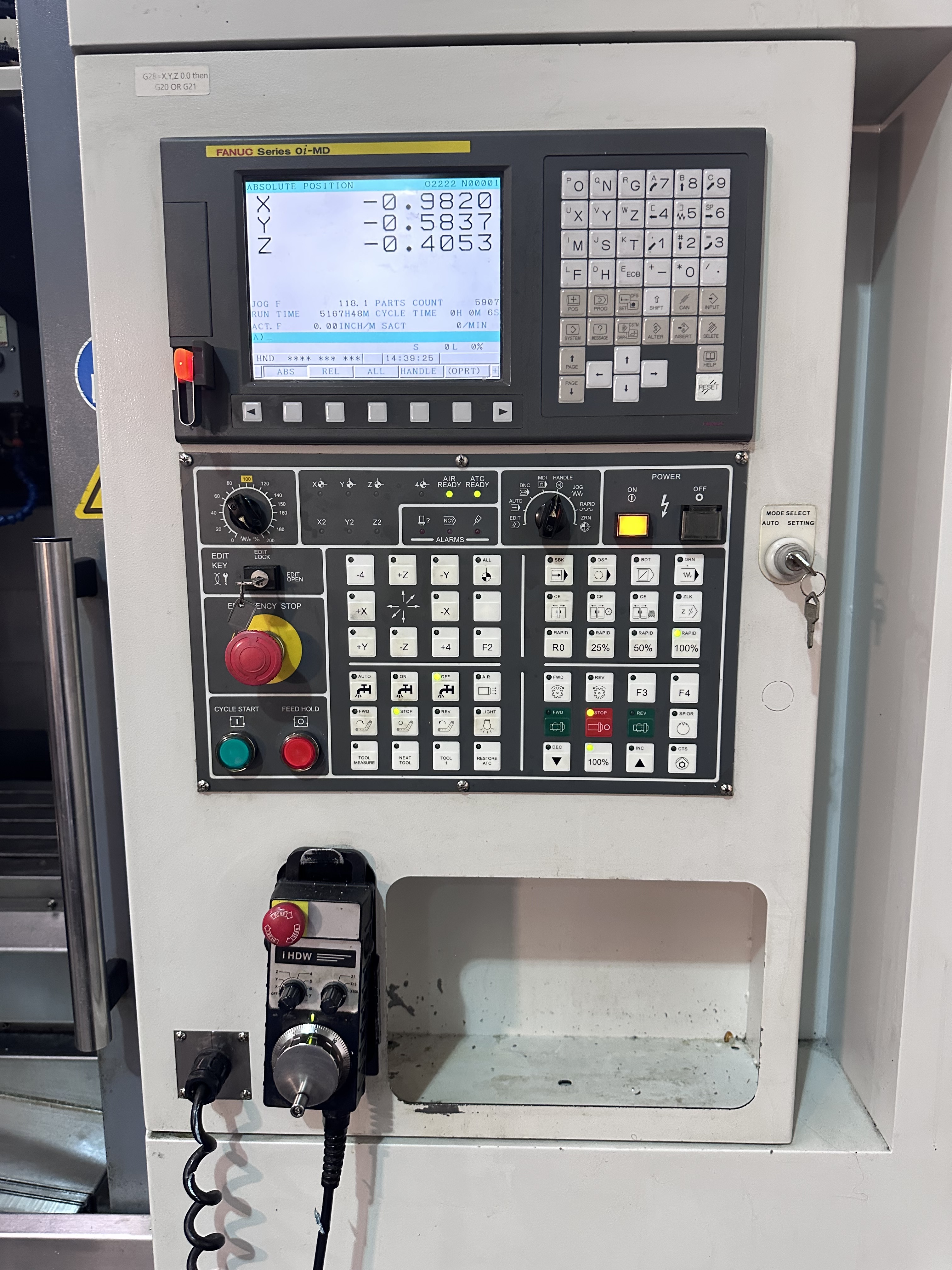  Dugard 1000E Vertical Machining Centre (2014)
