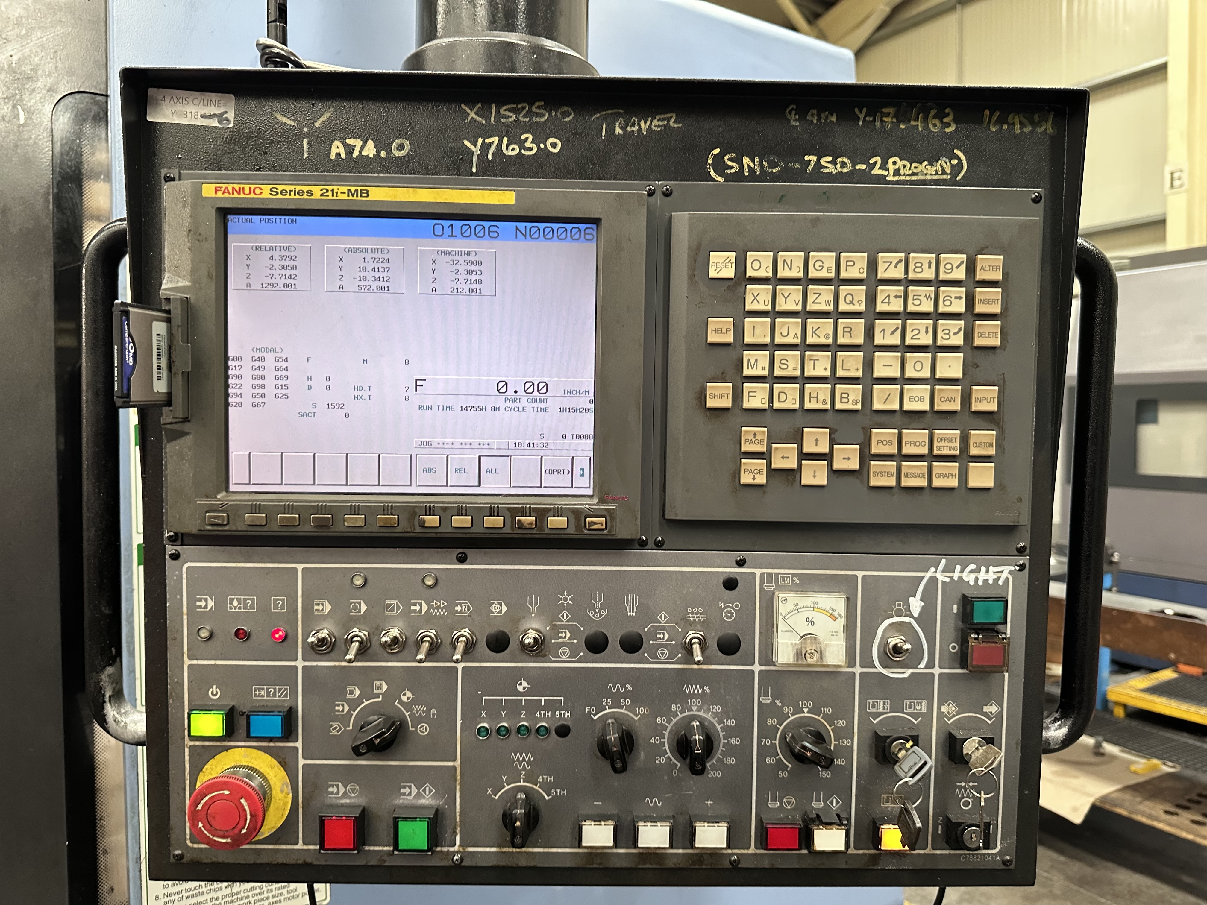 Doosan Mynx 750/50 4 Axis Vertical Machining Centre (2008)