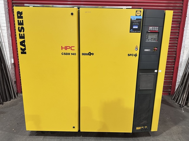 HPC Kaeser CSDX 140 SFC Sigma Rotary Screw Air Compressor