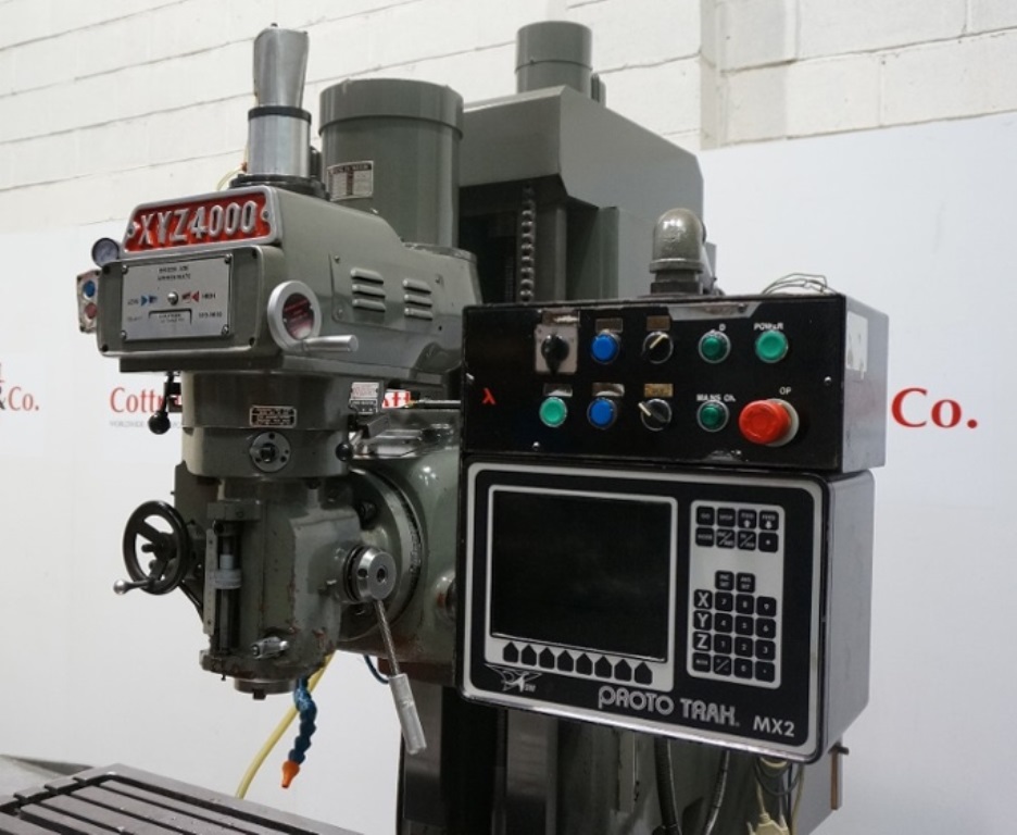 XYZ 4000 CNC Milling Machine with ProtoTrak MX2 Control