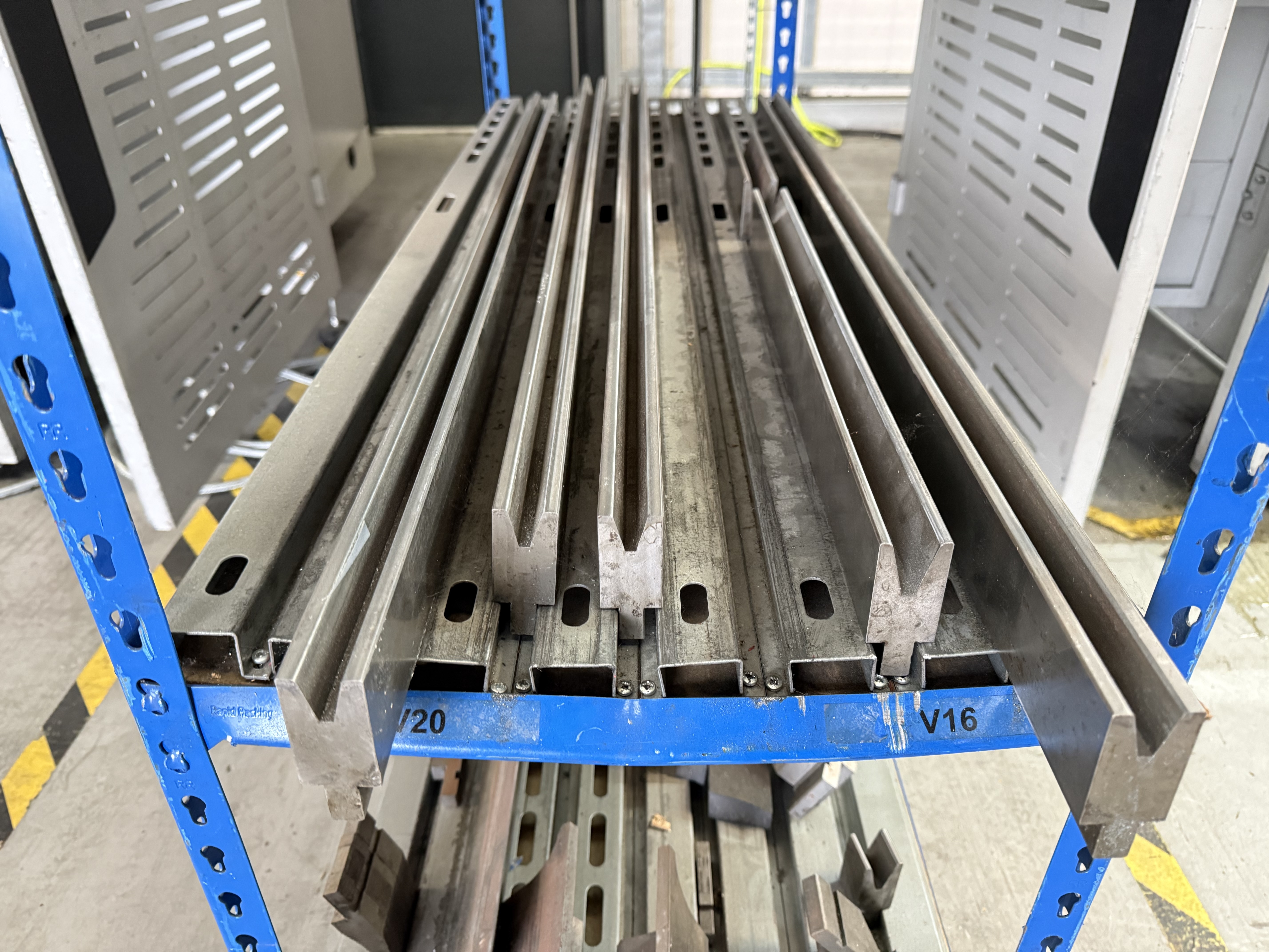 Qty of V12, V16 & V20 Tooling as lotted